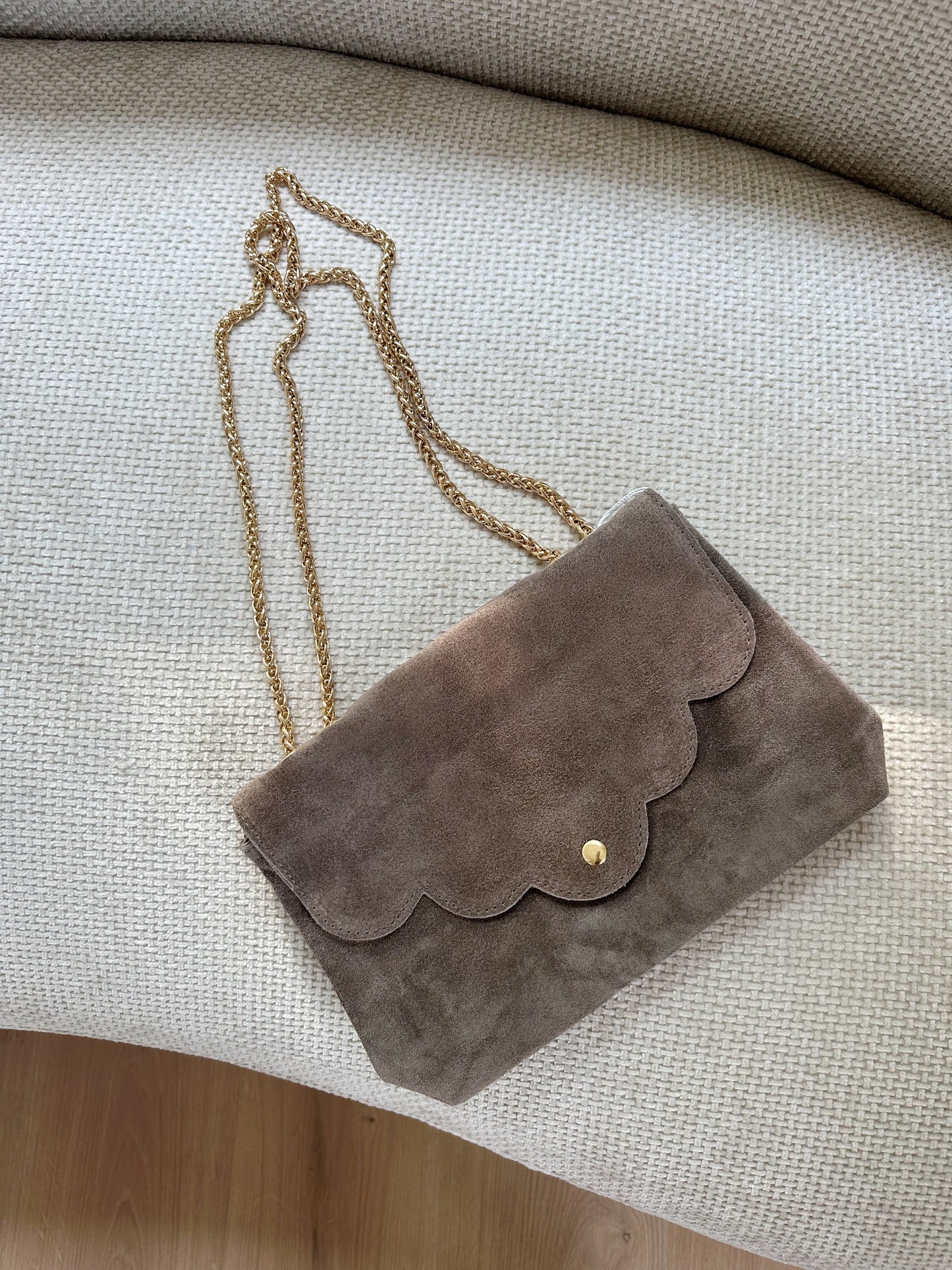 Sac à main Léandre taupe