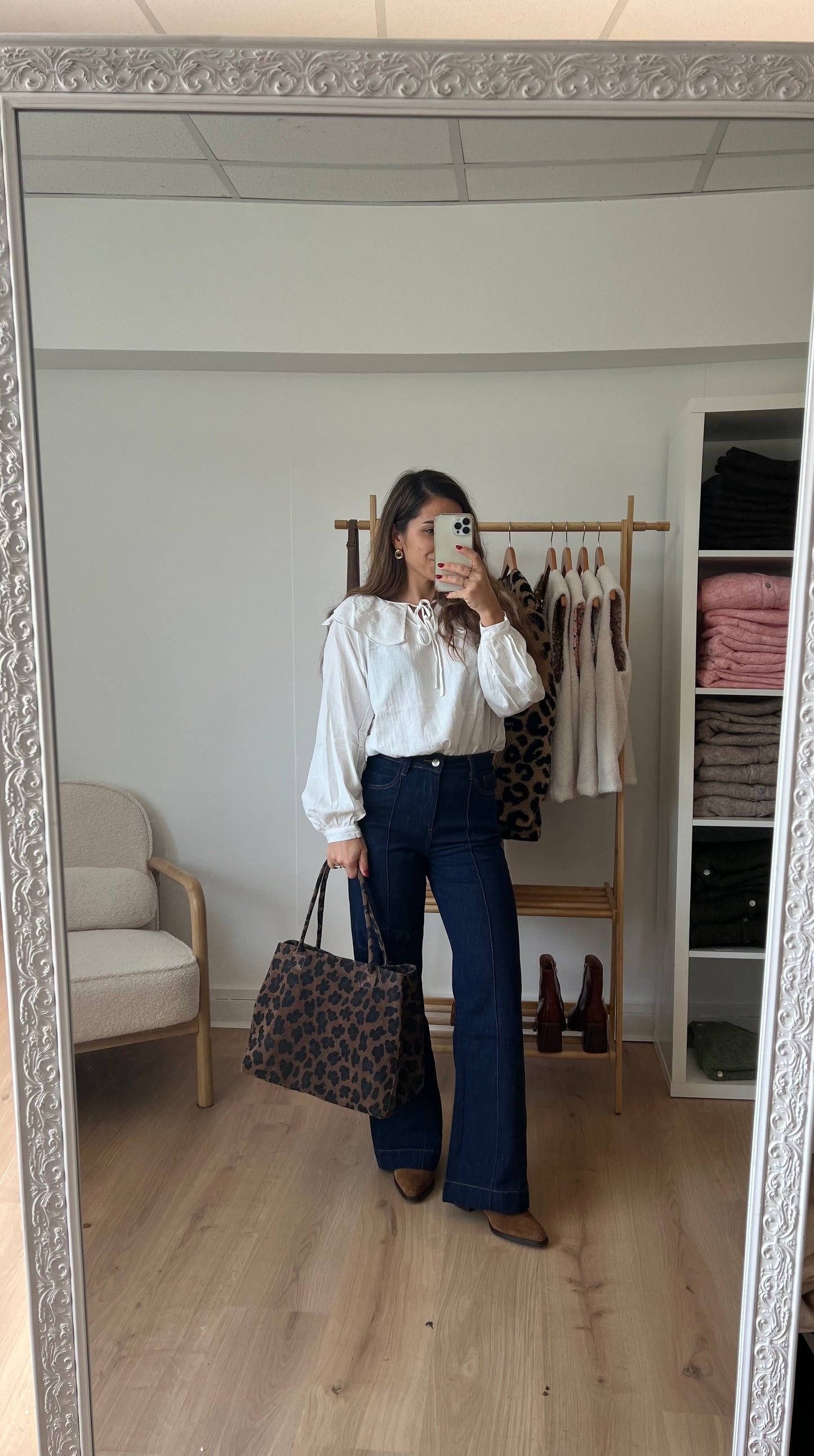 Jean Faustinette denim brut