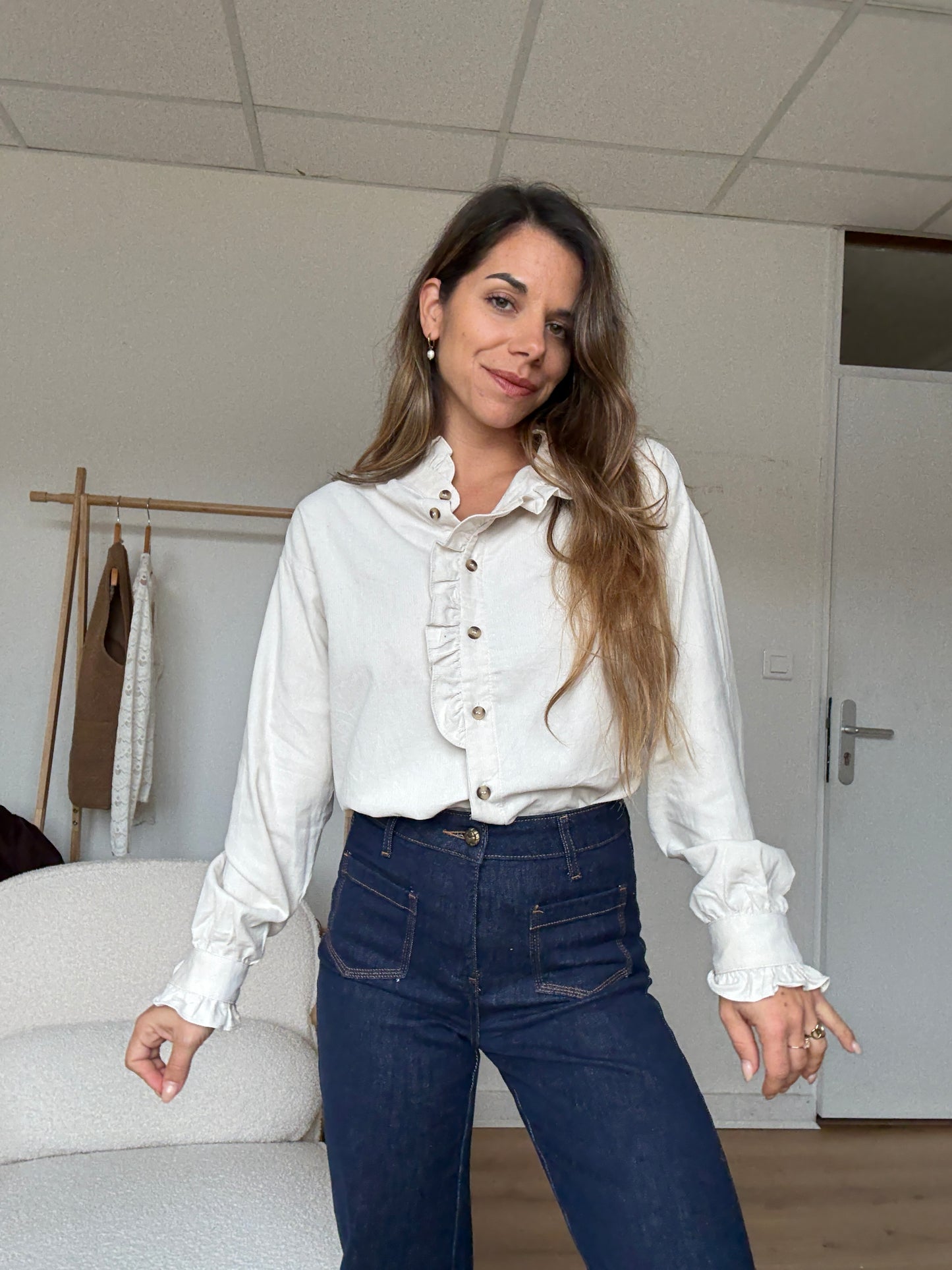 Blouse écrue Clémence