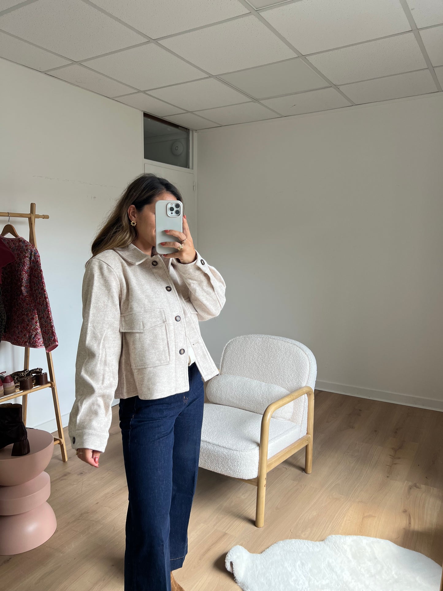 Veste mi saison Max beige
