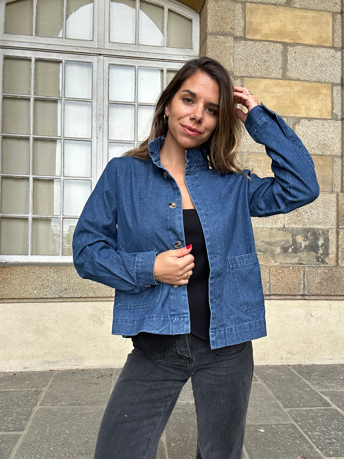 Veste en jean Isaure