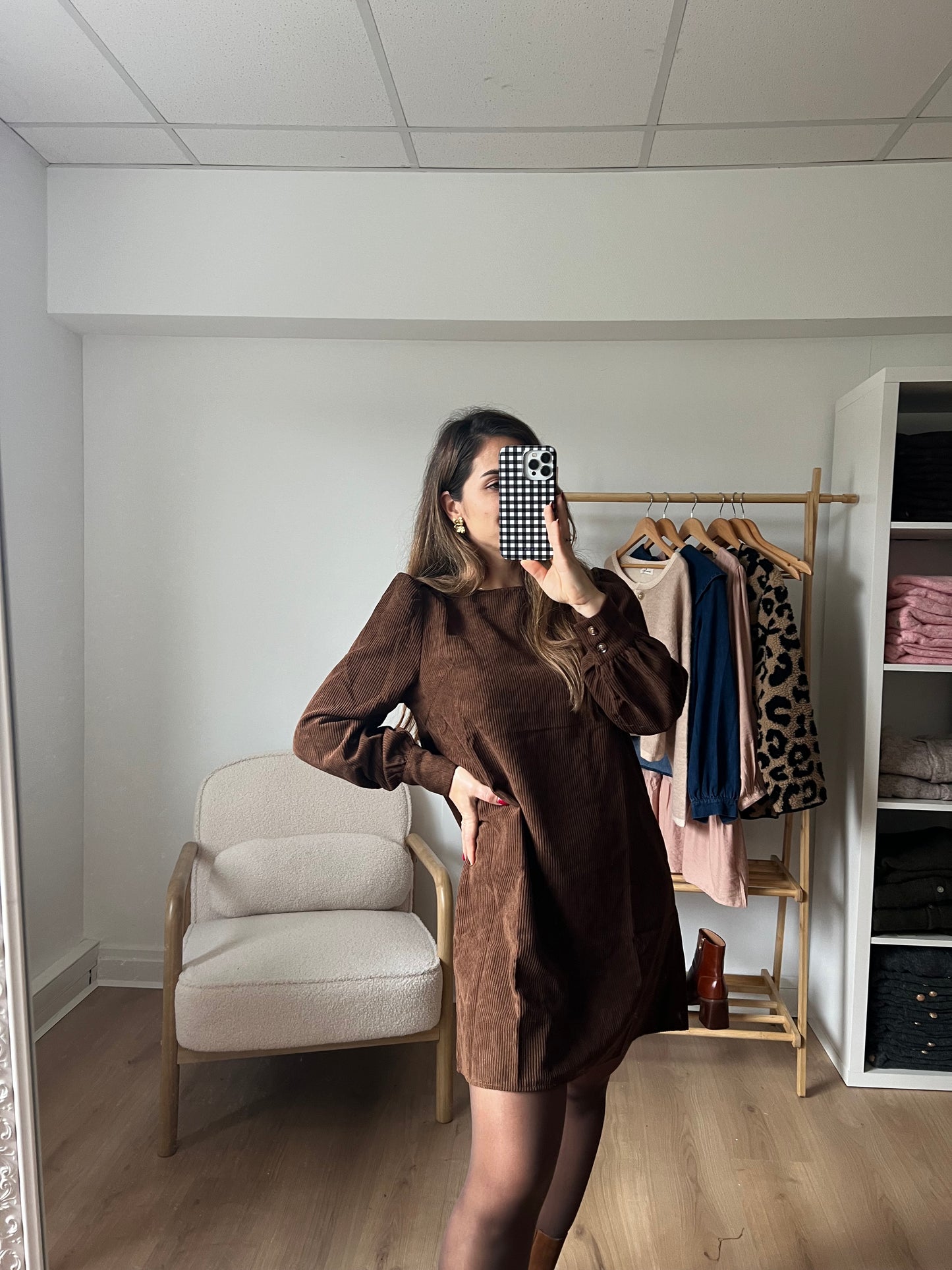 Robe Victoire chocolat