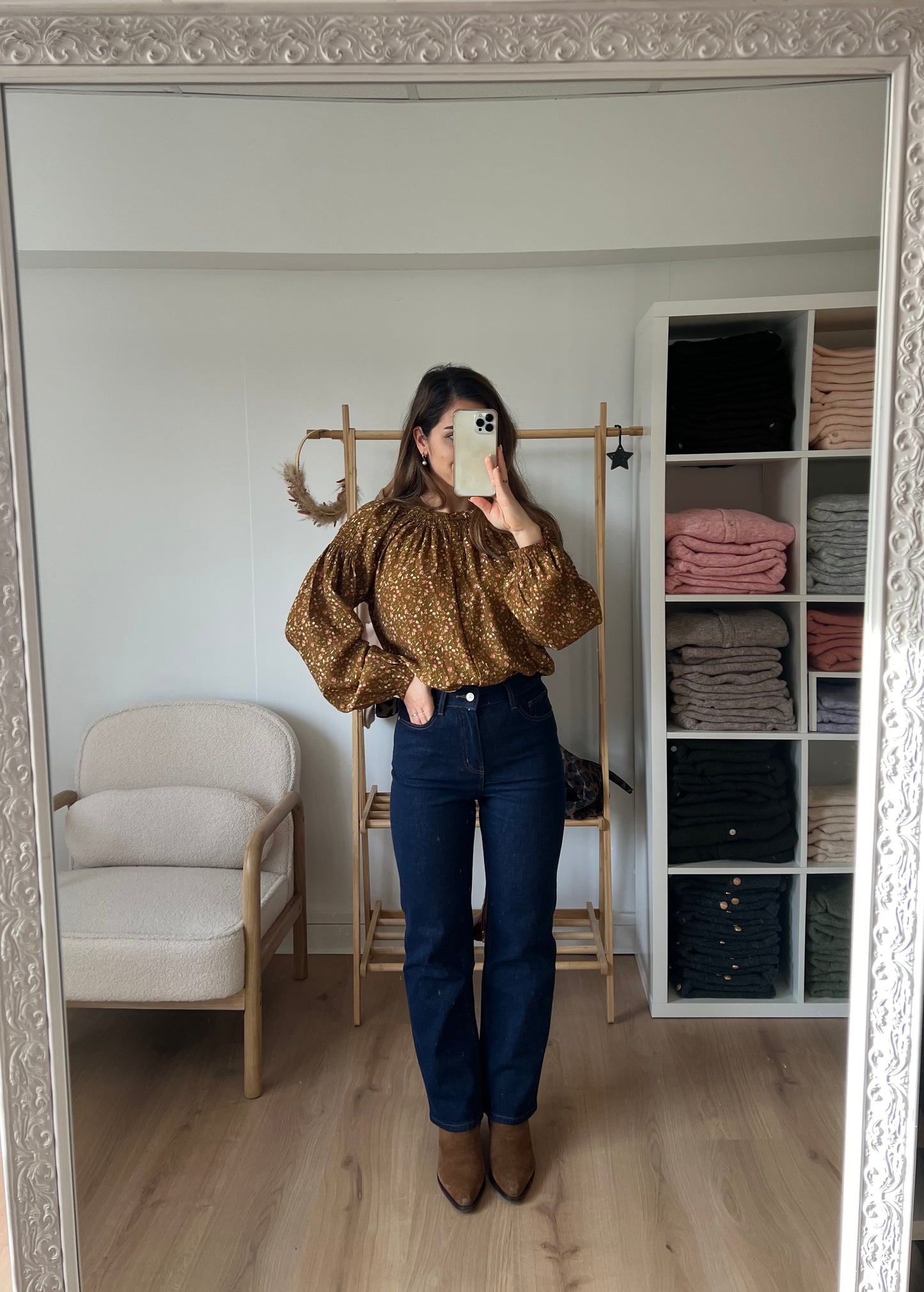 Blouse fleurie Adeline