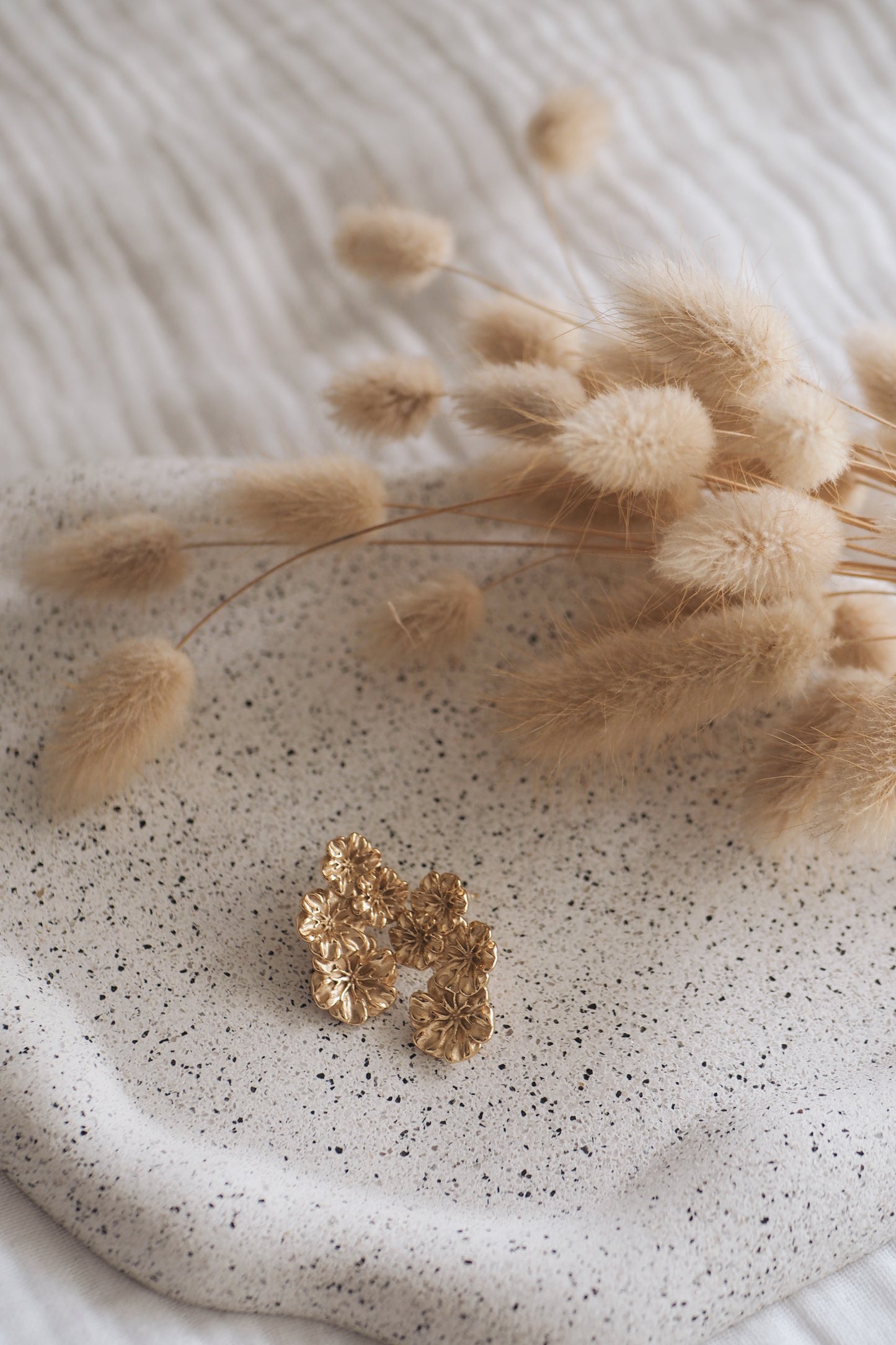 Boucles d'oreille Hortensia