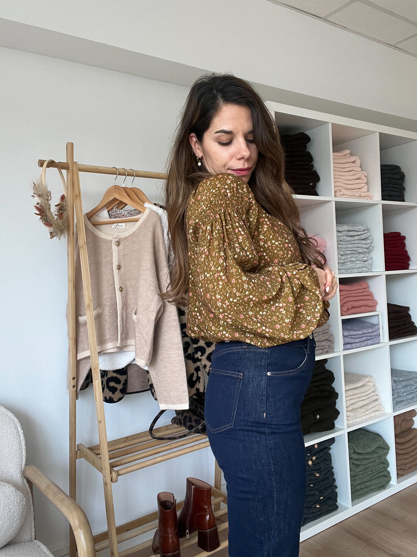 Blouse fleurie Adeline
