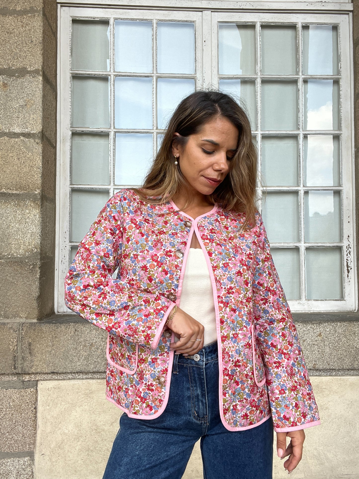Veste matelassée liberty Vera
