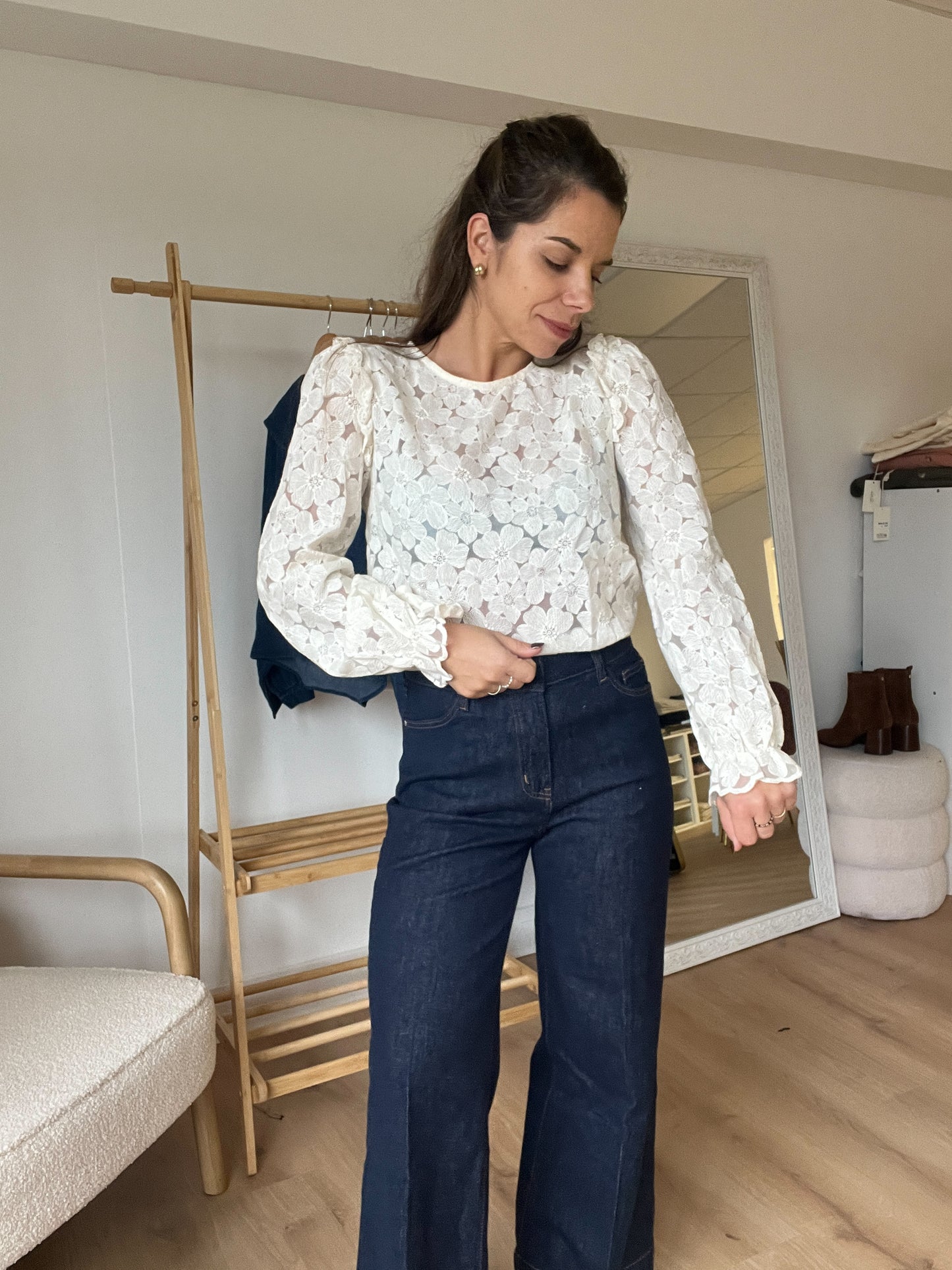 Blouse brodée Laura