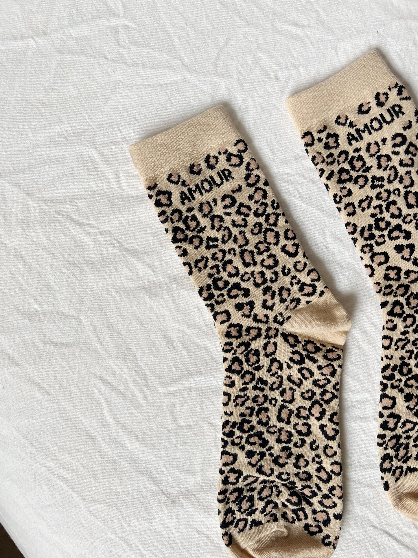 Chaussettes Léopard Amour