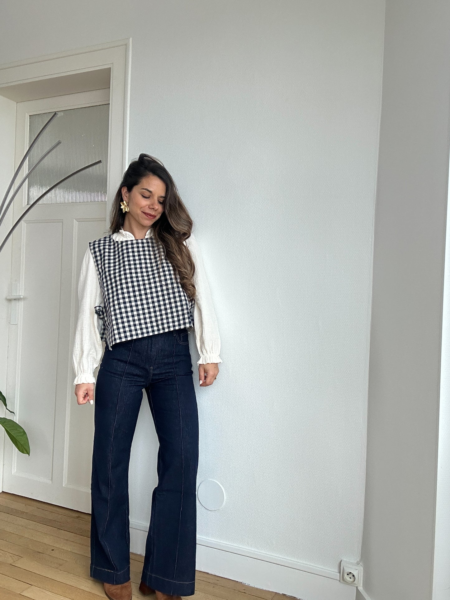 Jean Faustinette denim brut
