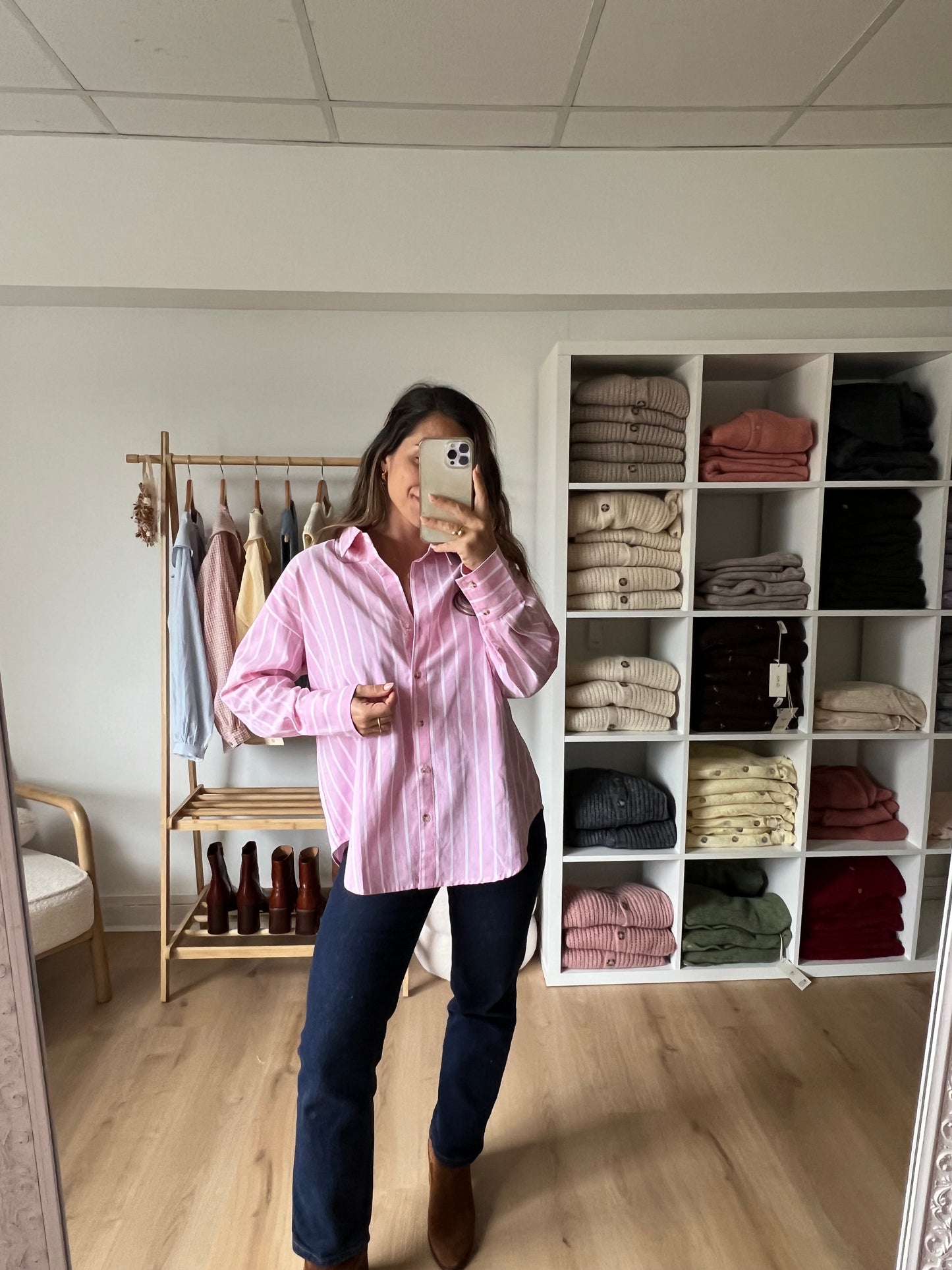 Chemise à rayures Auriane