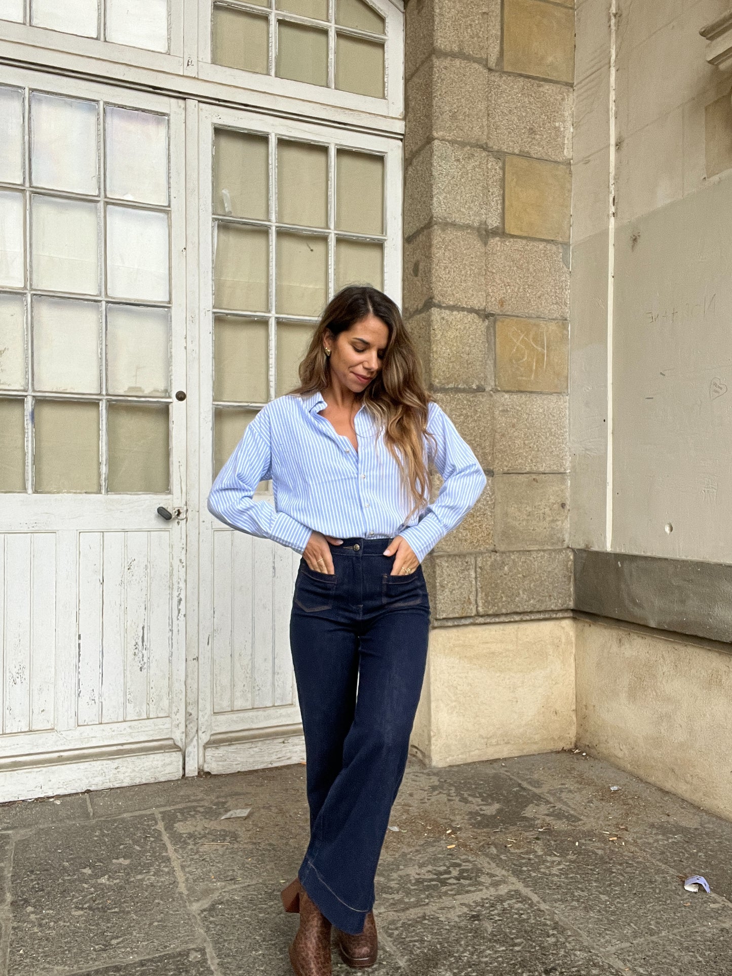 Chemise à rayures Soline