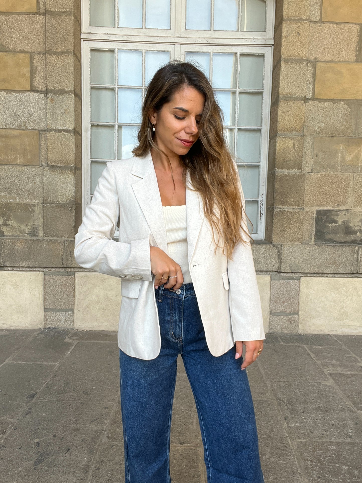 Blazer Gloria en lin