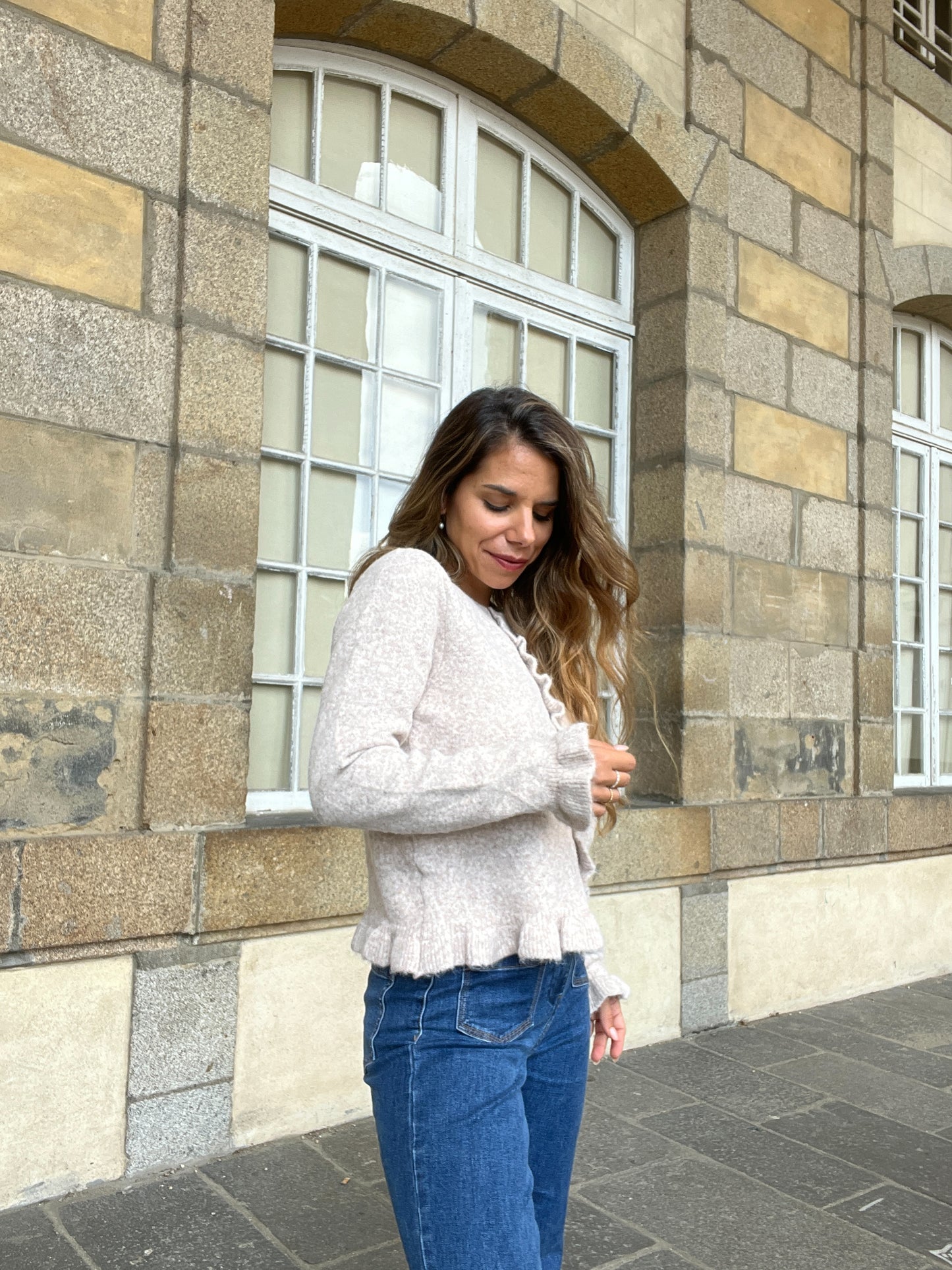 Cardigan Maxine taupe