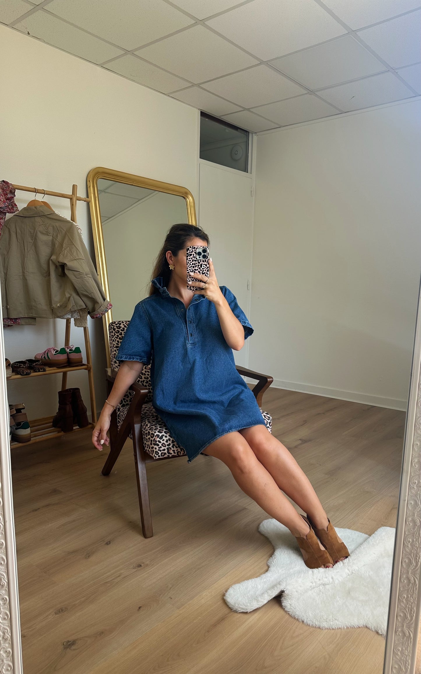 Robe en Jean Céleste
