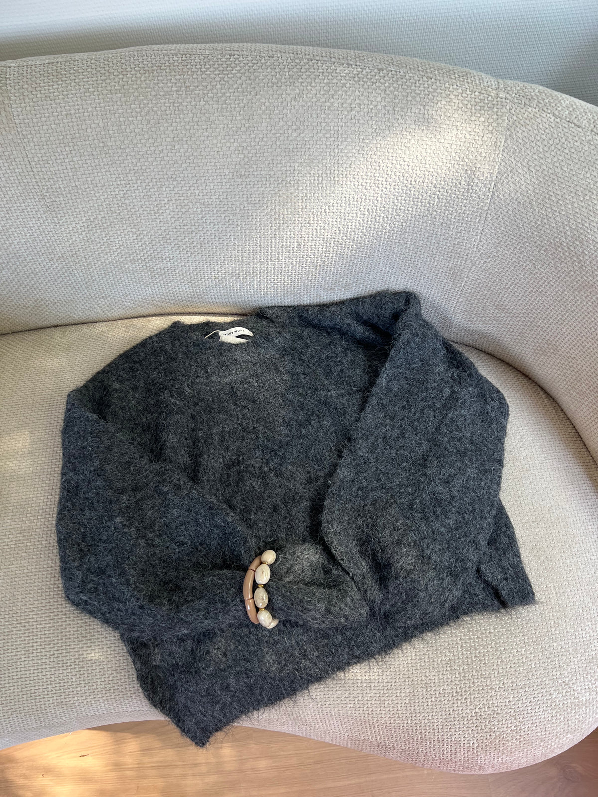 Pull en laine gris Henri