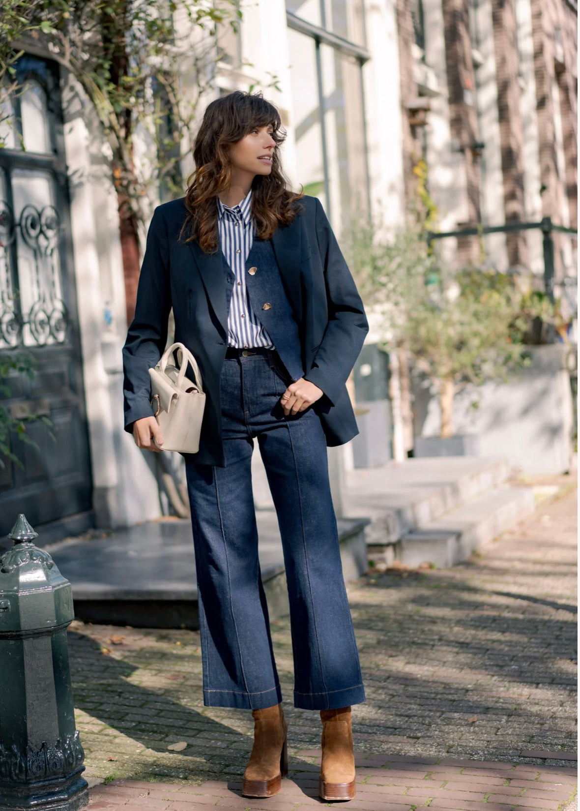 Jean Faustinette denim brut