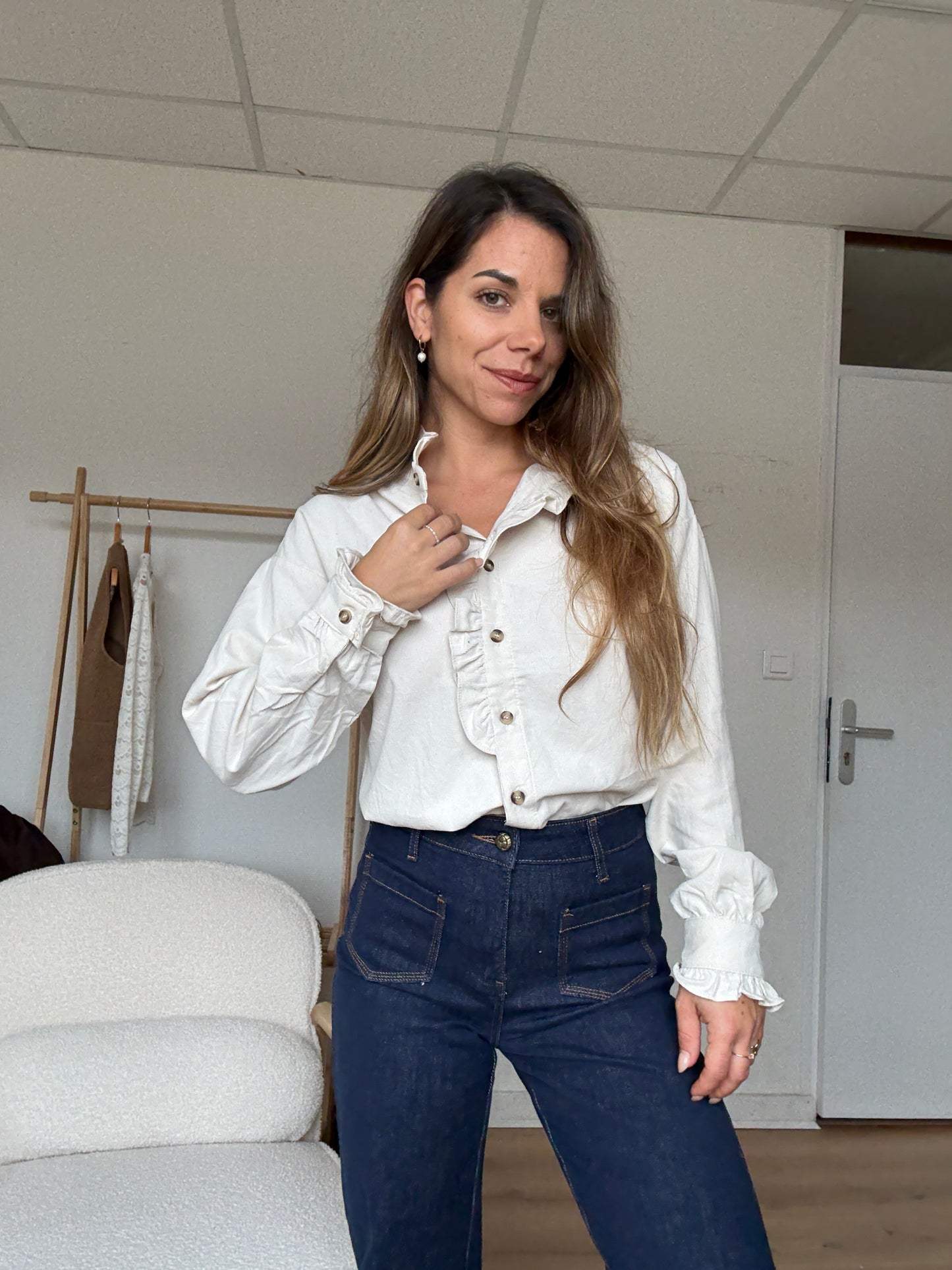 Blouse écrue Clémence