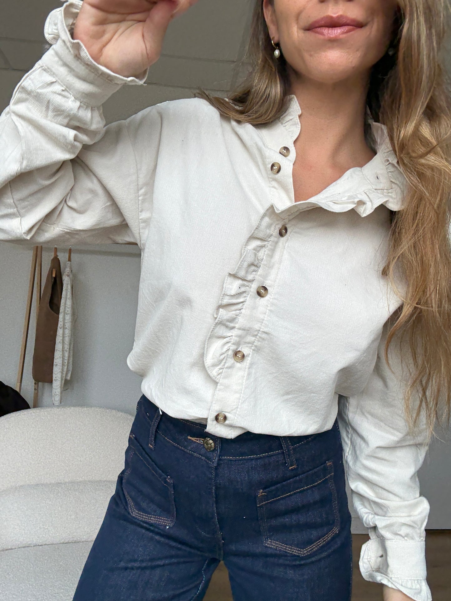 Blouse écrue Clémence