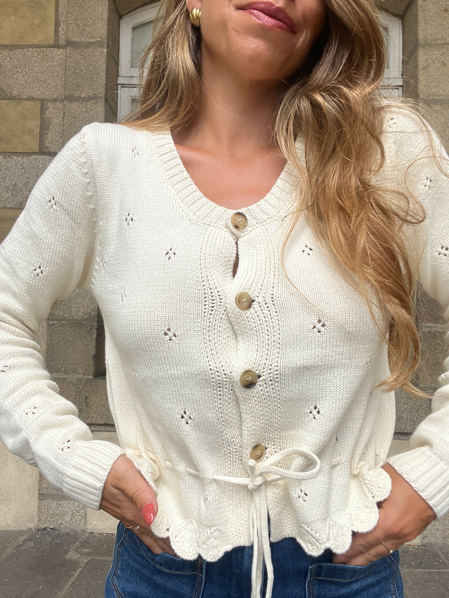 Cardigan Emma écru