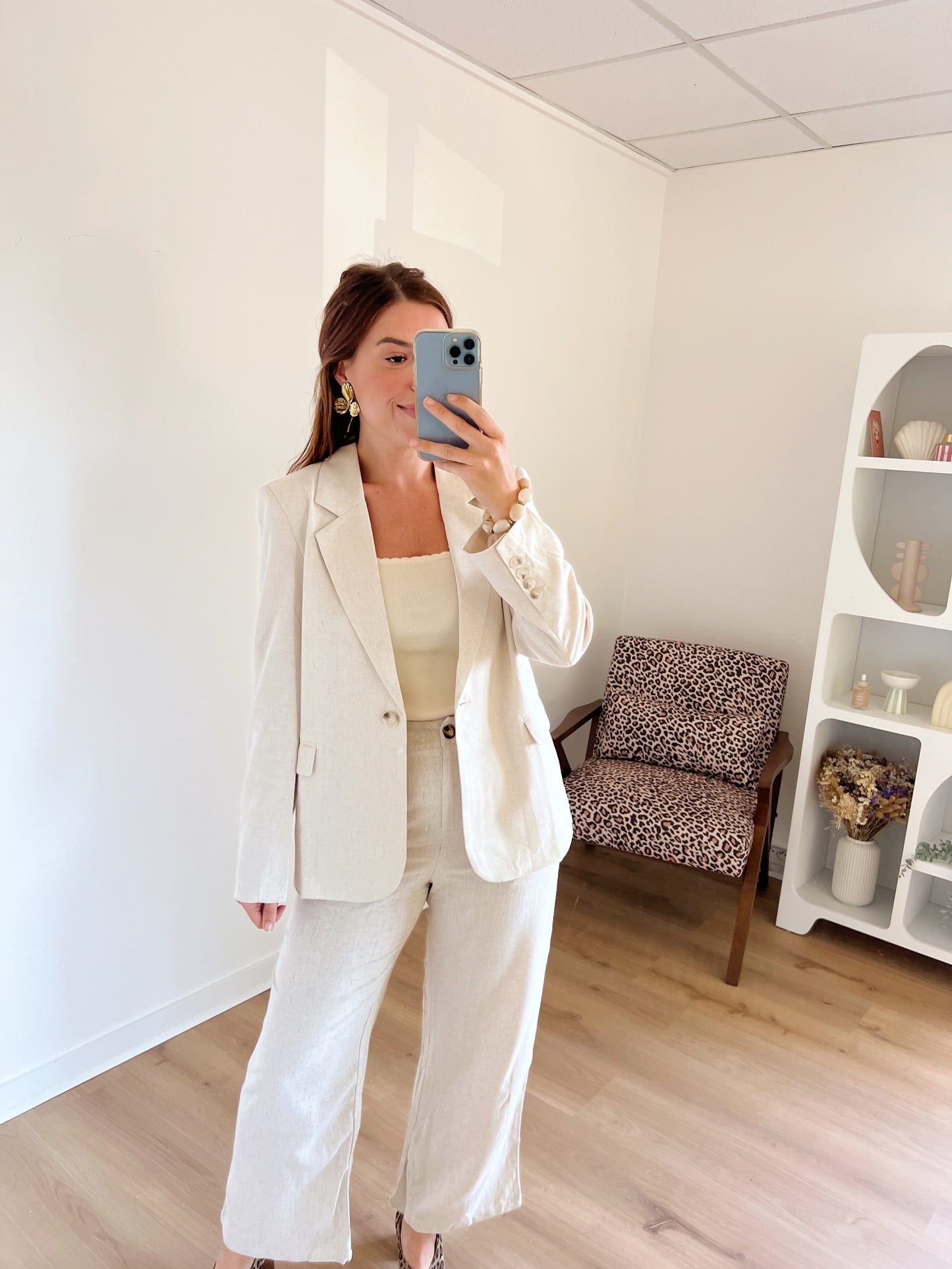 Blazer Gloria en lin