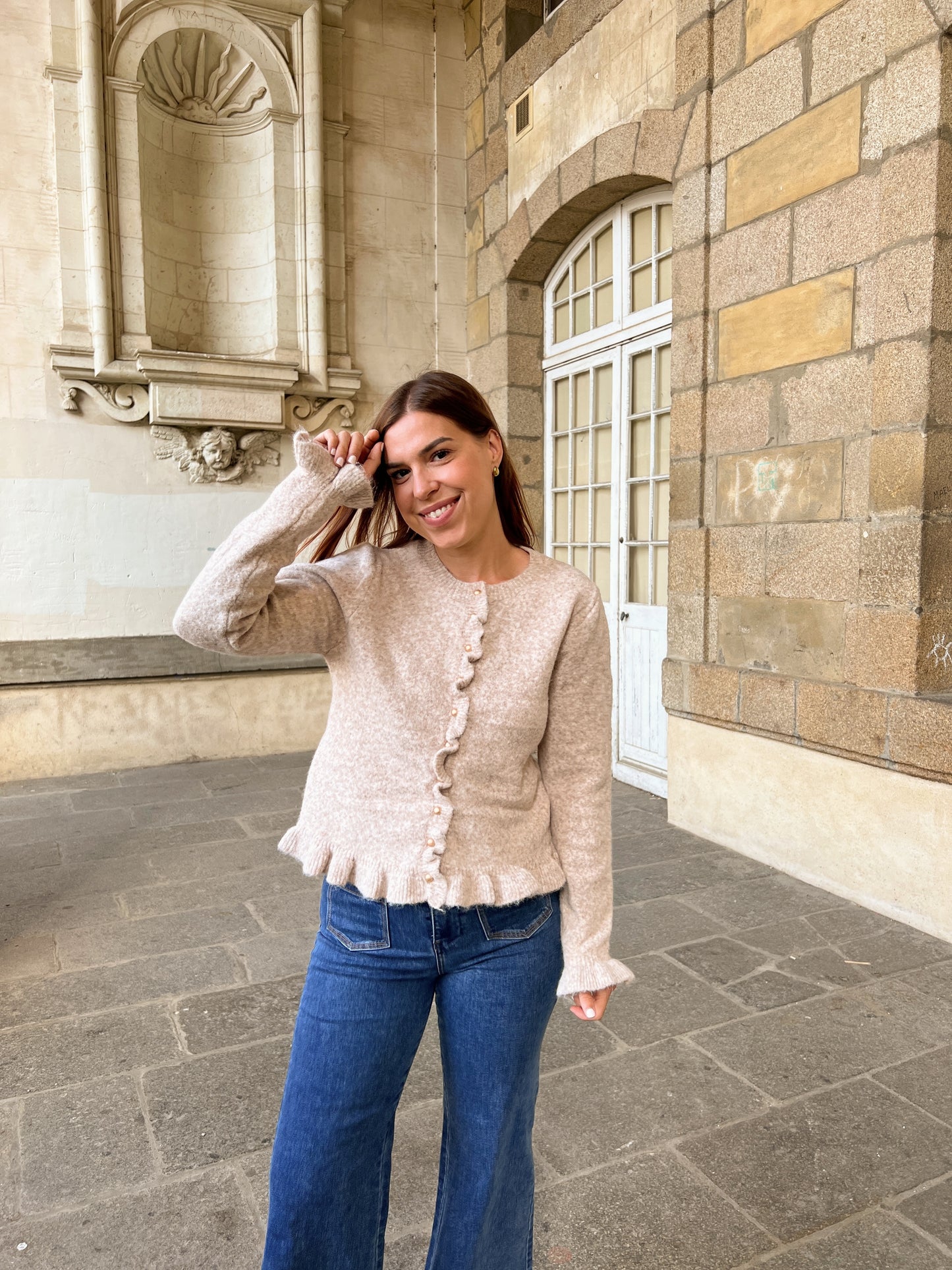 Cardigan Maxine taupe