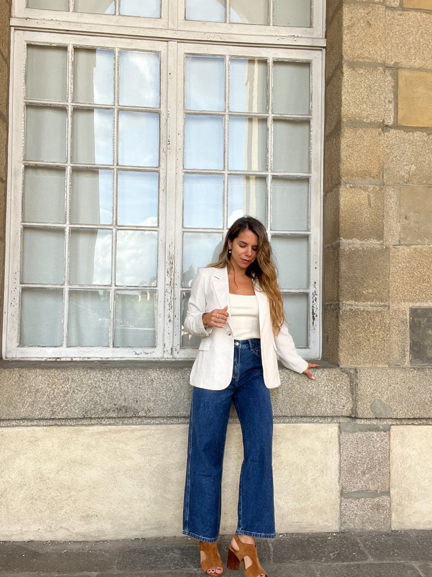 Blazer Gloria en lin