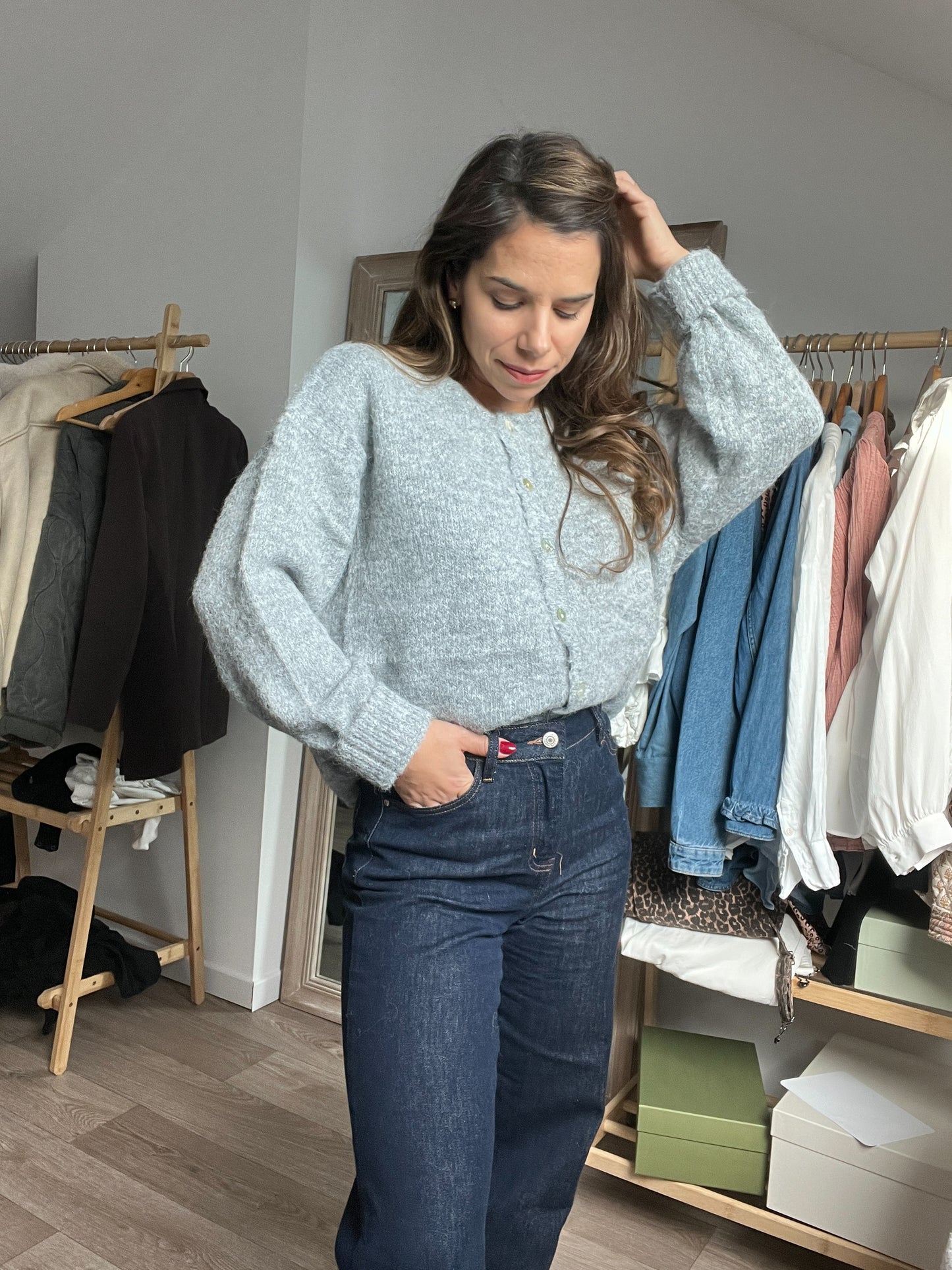 Cardigan Charlie gris