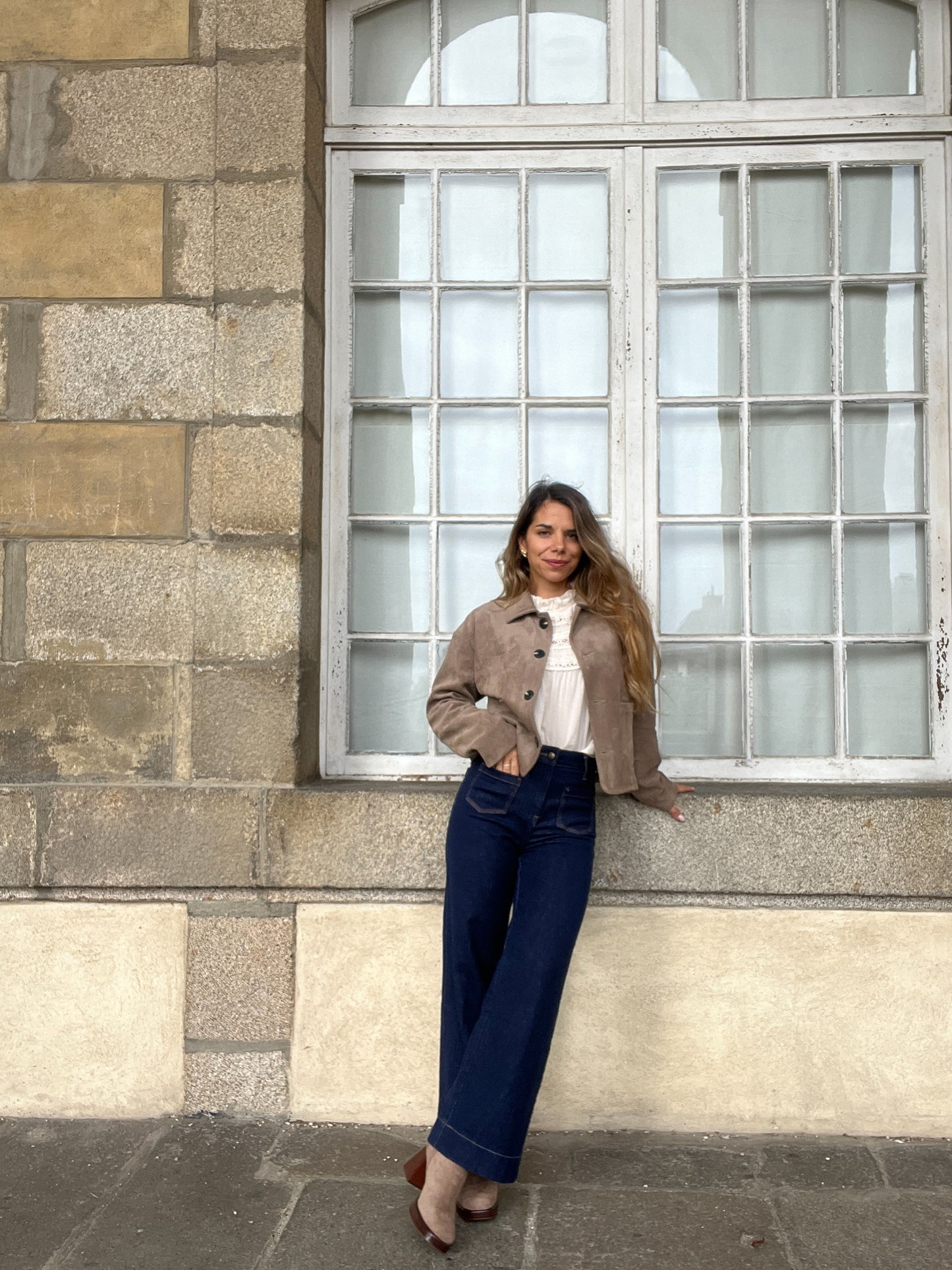 Veste effet suédine Thelma