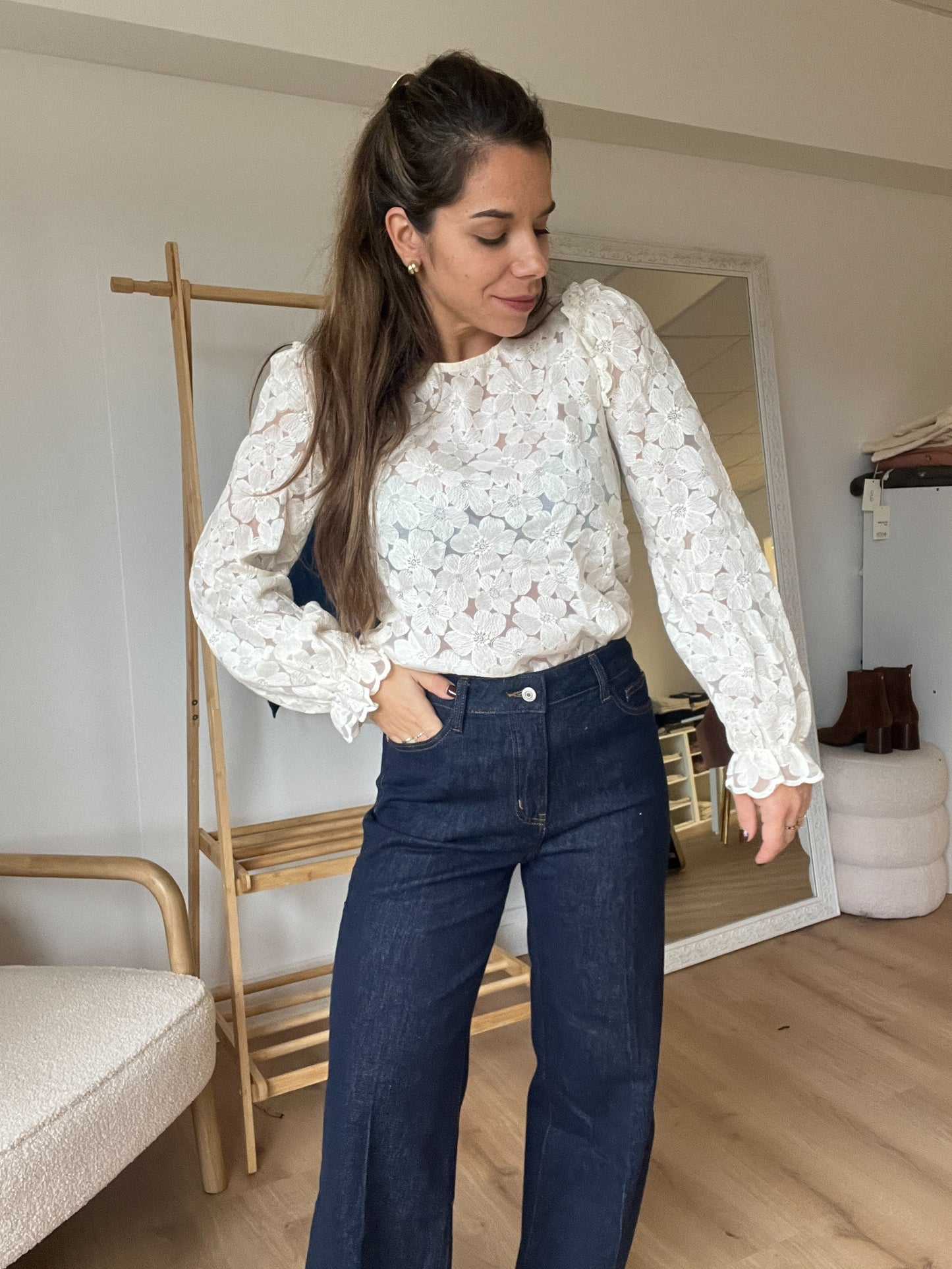 Blouse brodée Laura