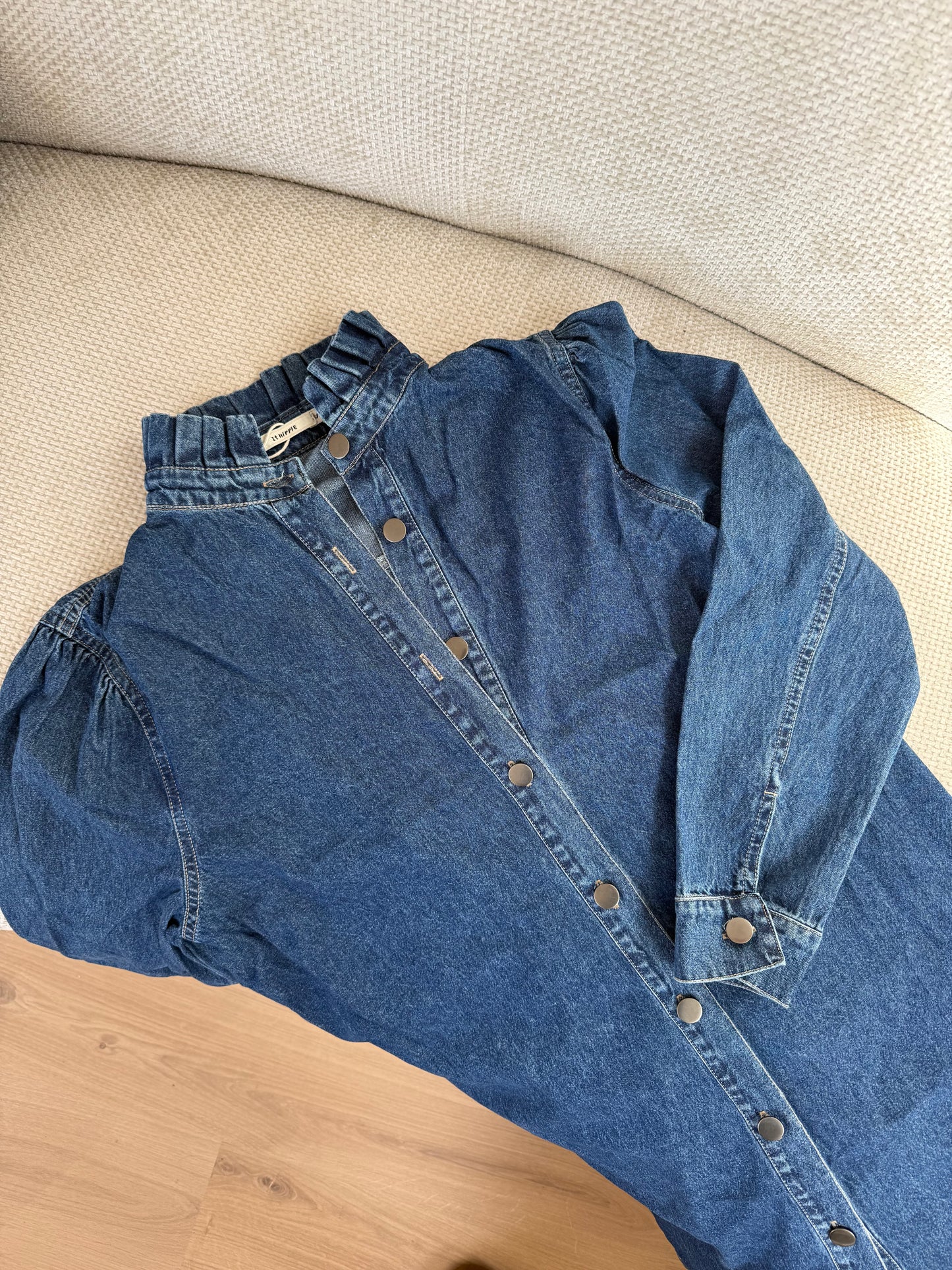 Robe en Jean Marion à manches longues