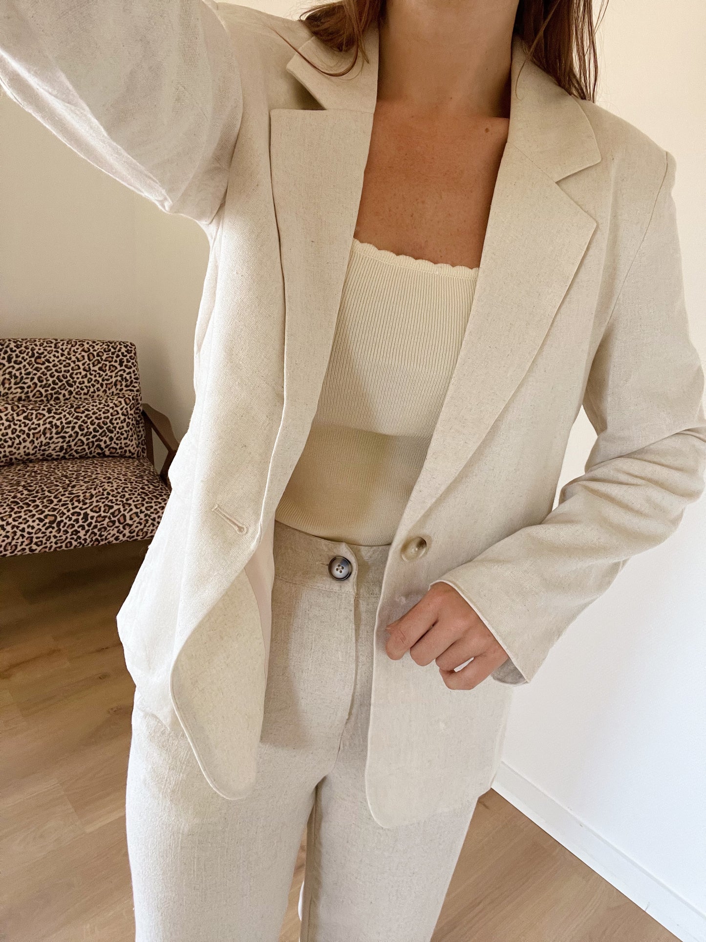 Blazer Gloria en lin