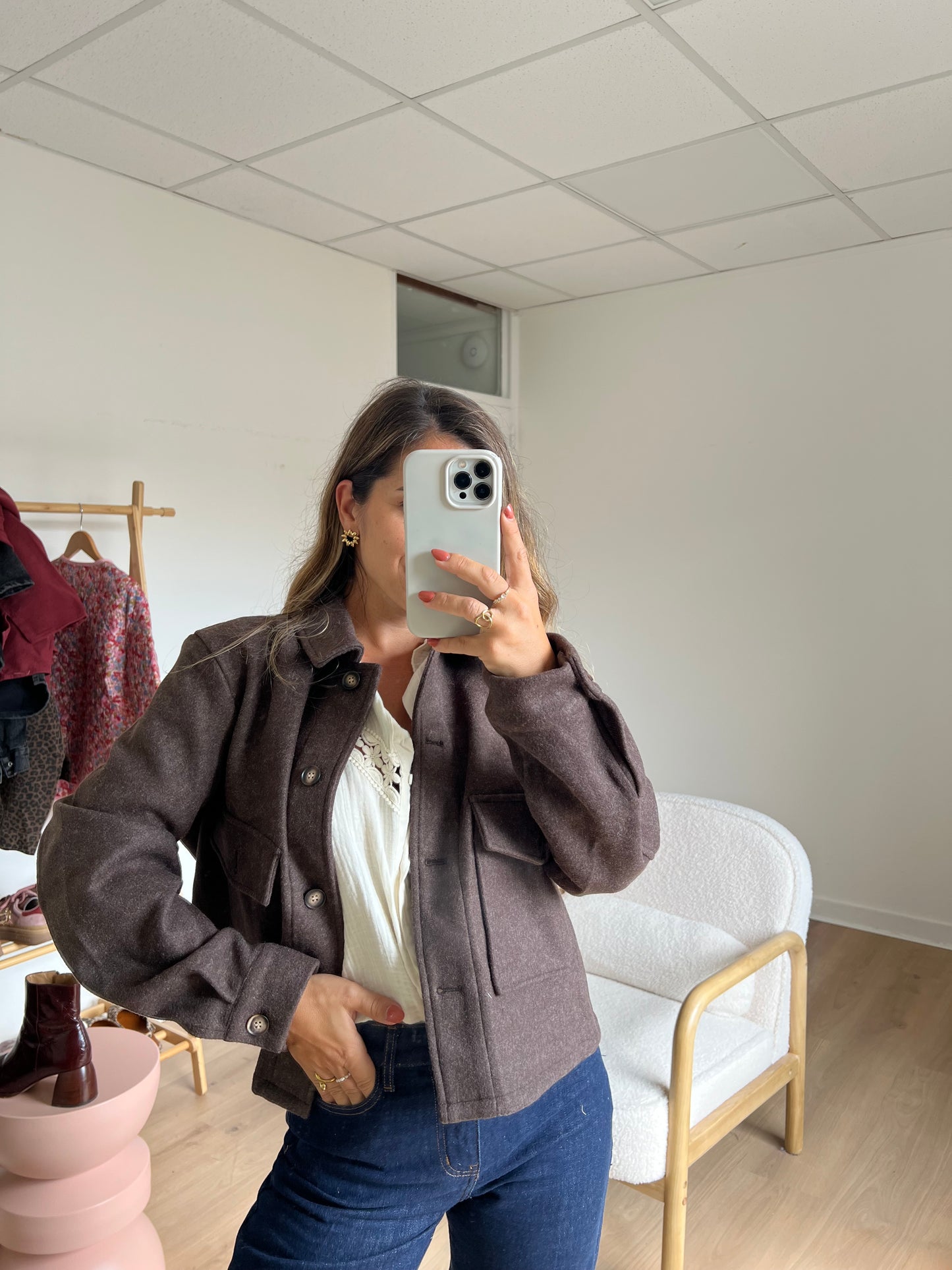 Veste chaude Max chocolat