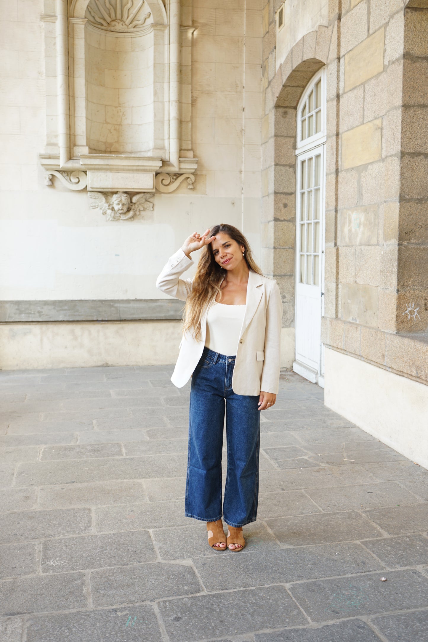 Blazer Gloria en lin