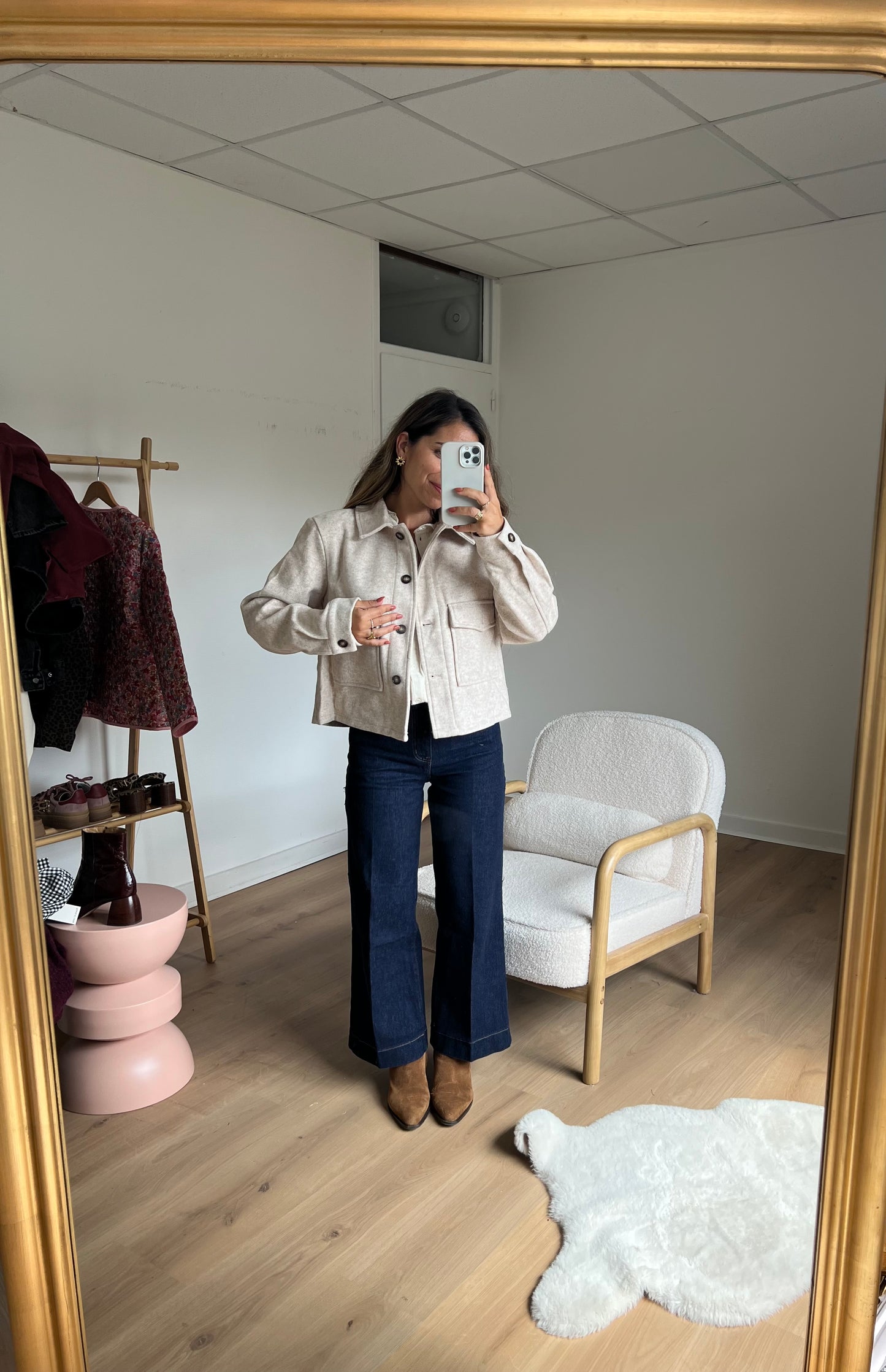 Veste mi saison Max beige