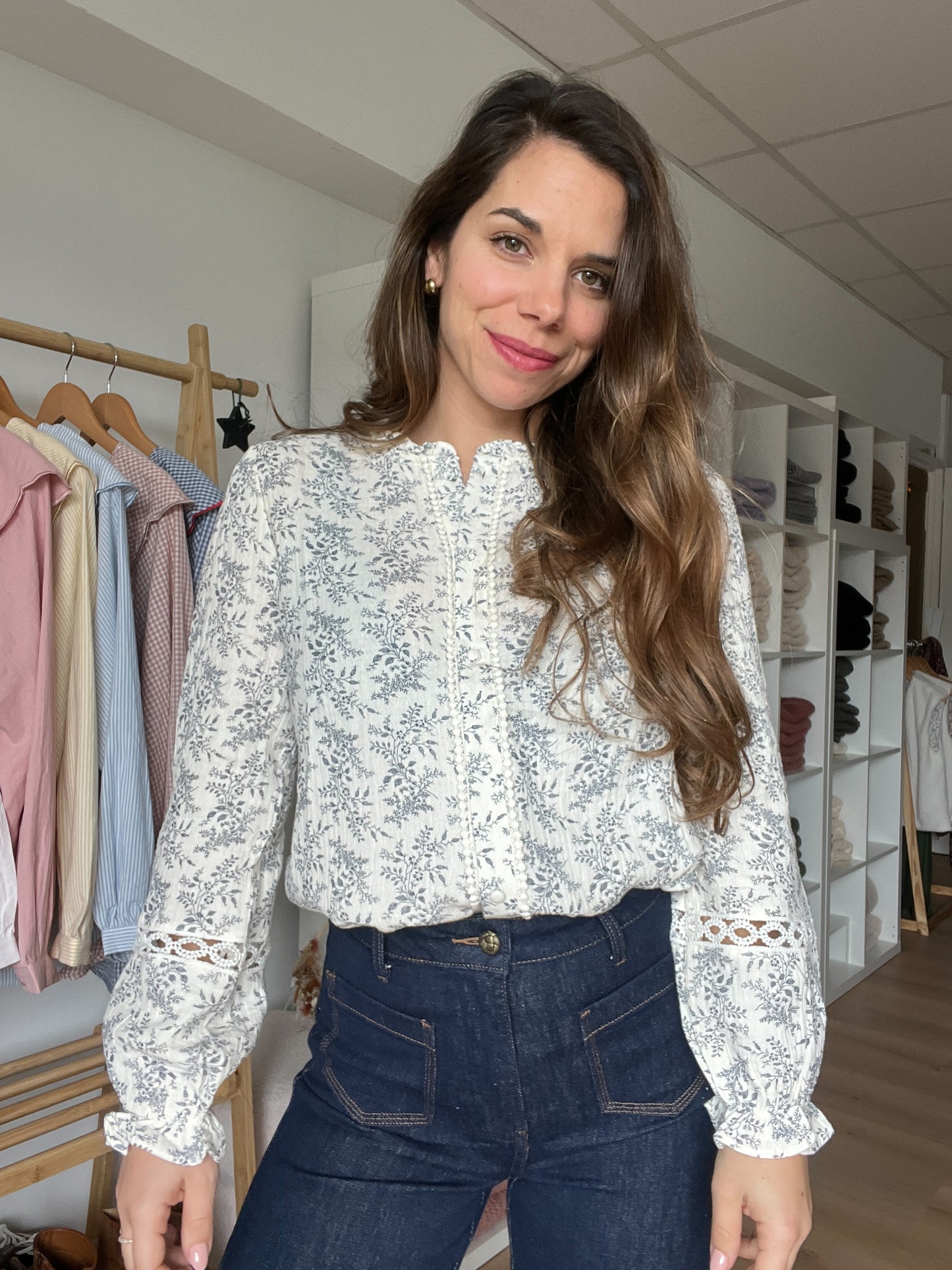 Blouse Emma fleurie