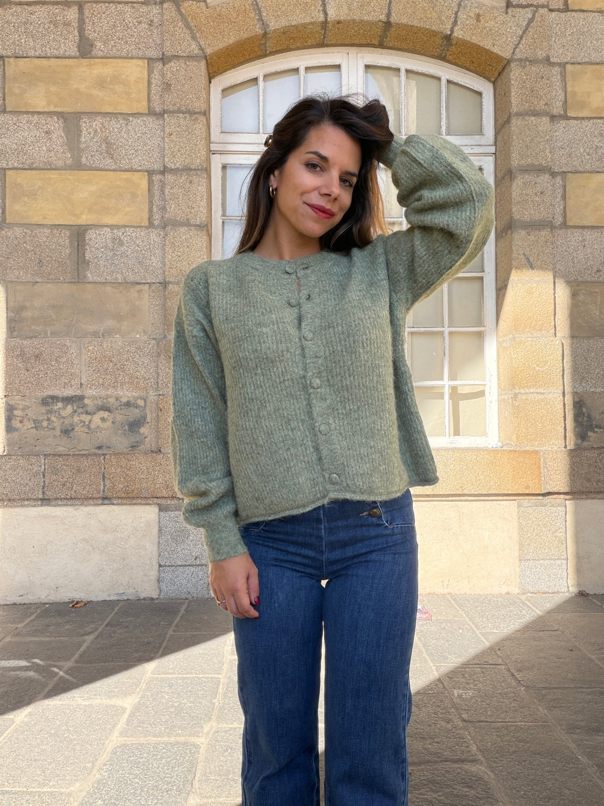 Cardigan Lise Kaki