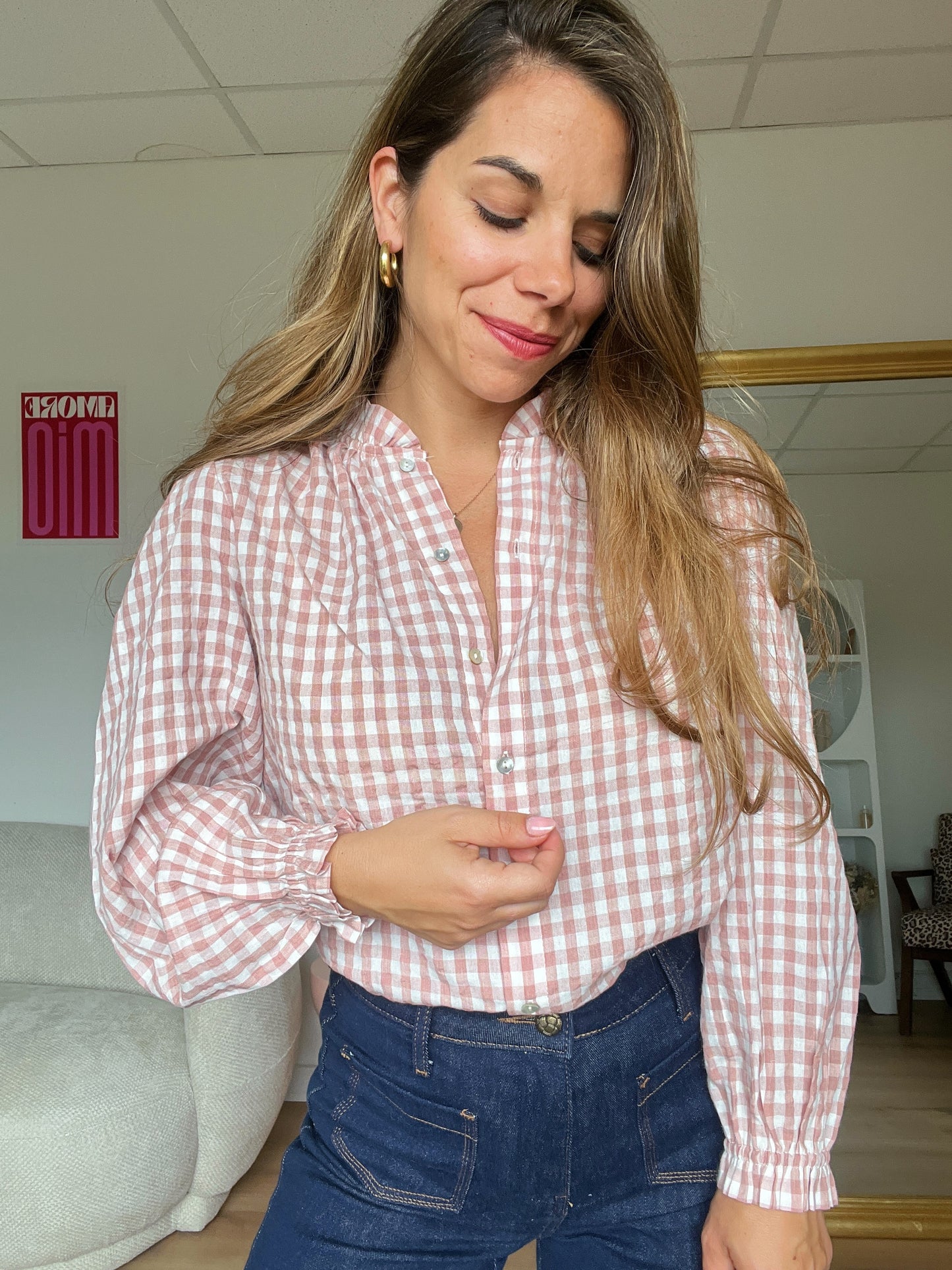 Blouse vichy Sixtine