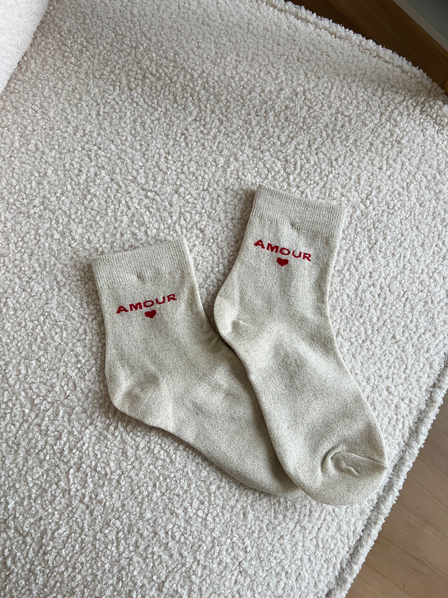 Chaussettes Amour Vanille