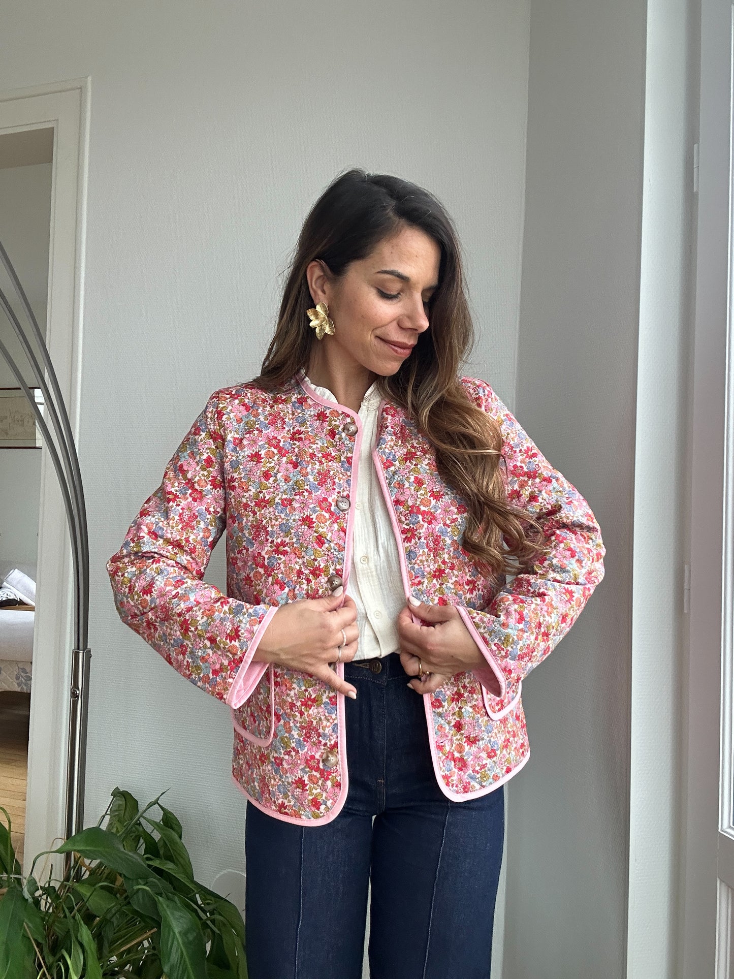 Veste matelassée liberty Vera