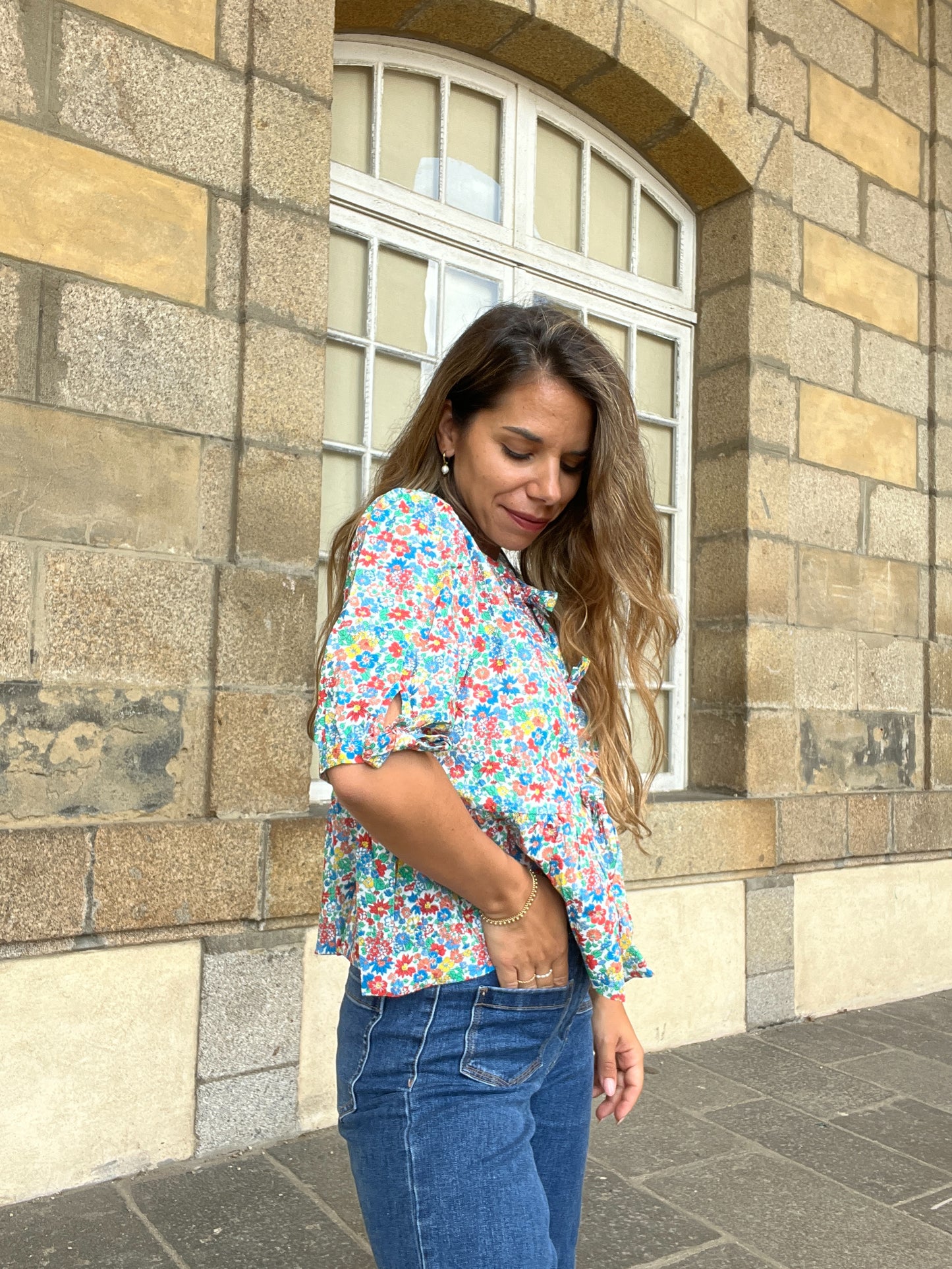 Blouse à noeuds Faustine