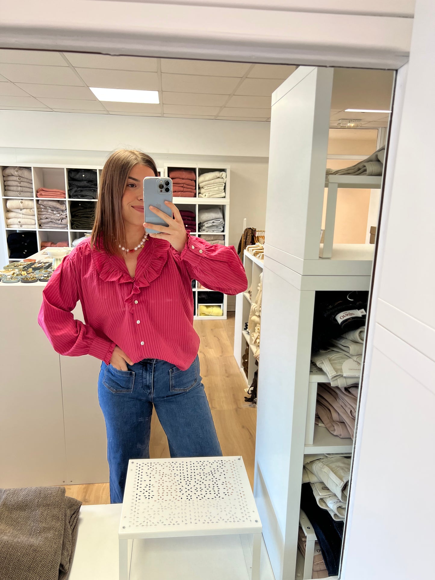 Chemise rose Alice