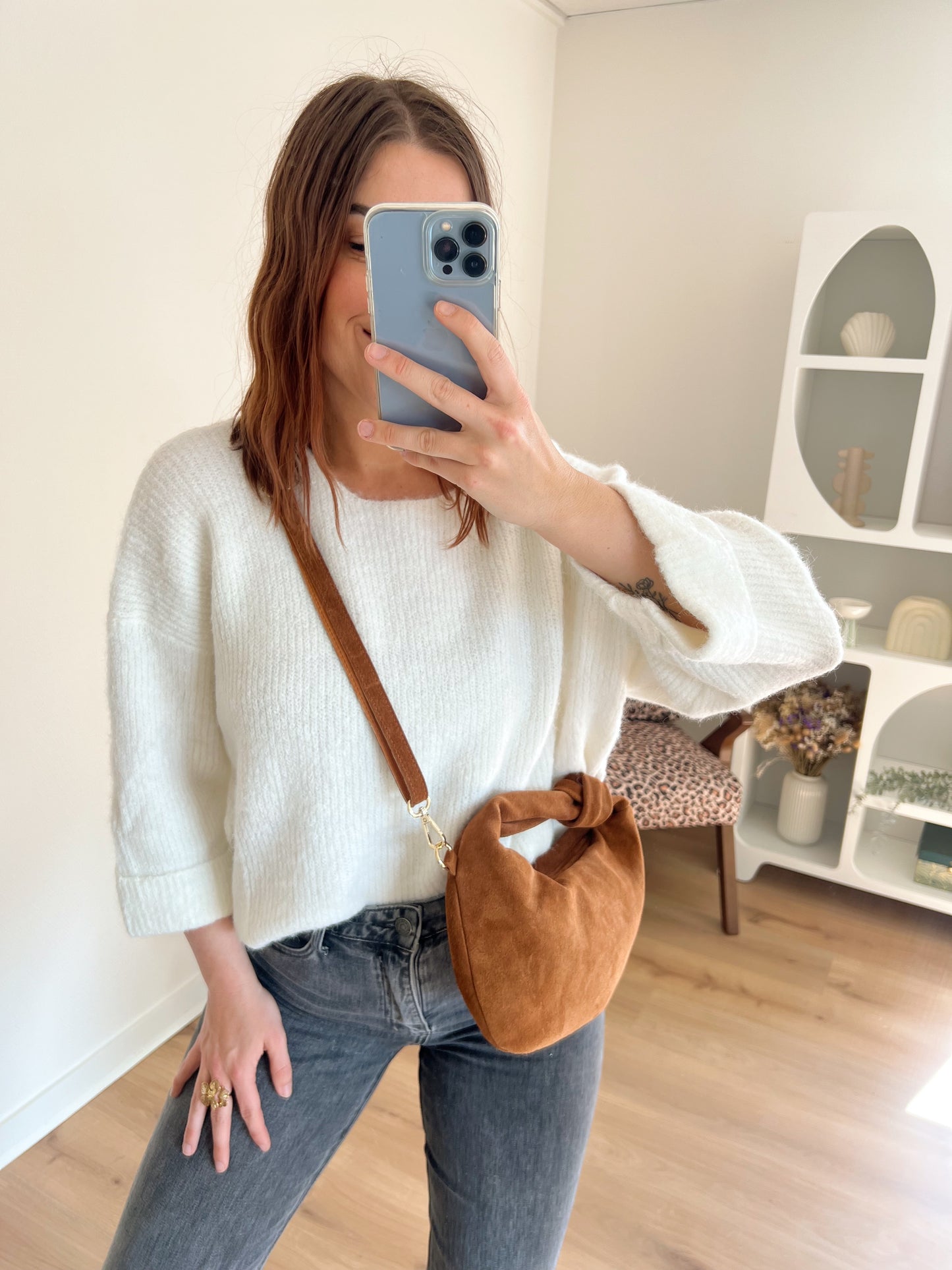 Sac à main Louise camel