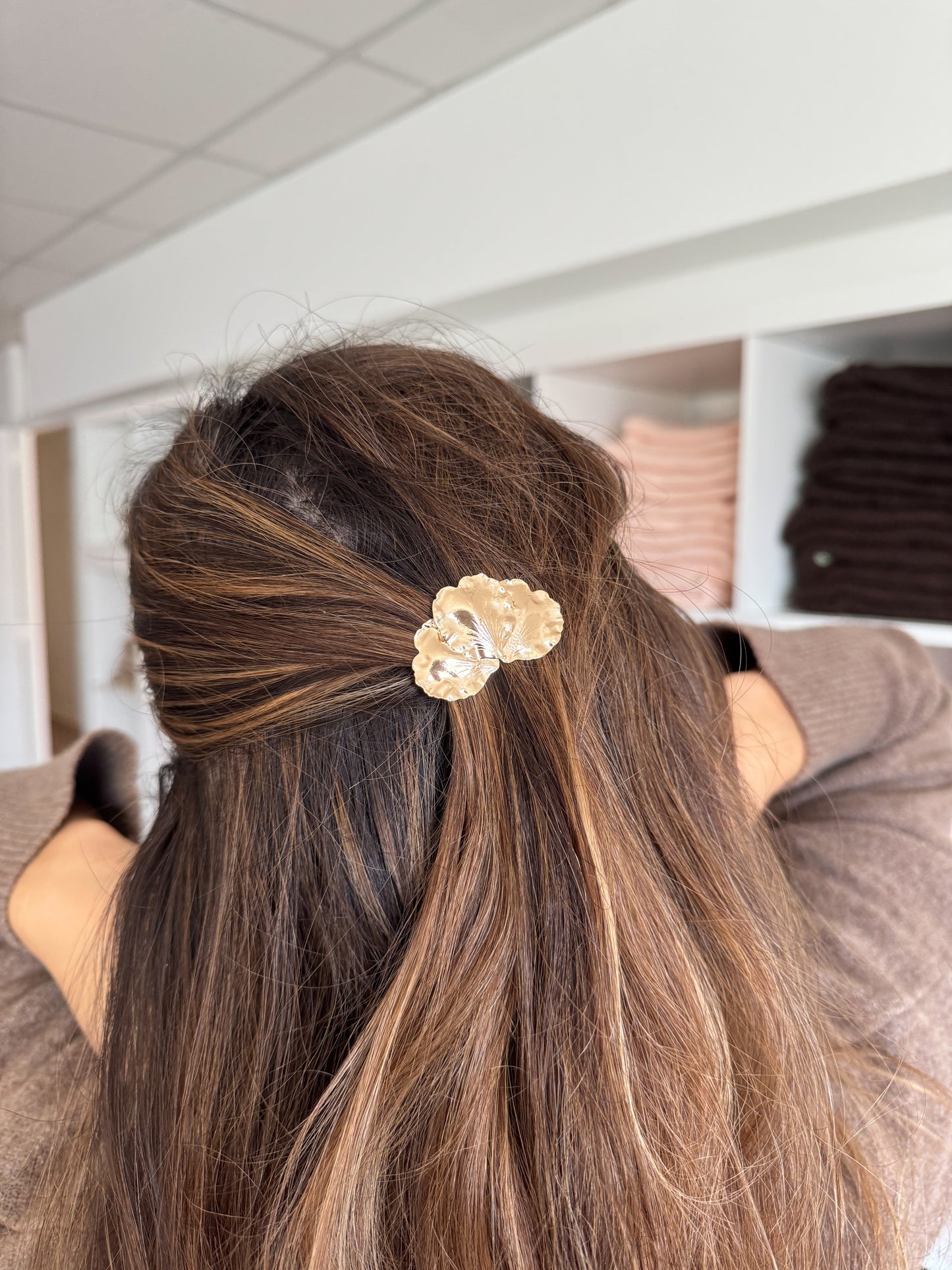 Barrette pour cheveux - gingko