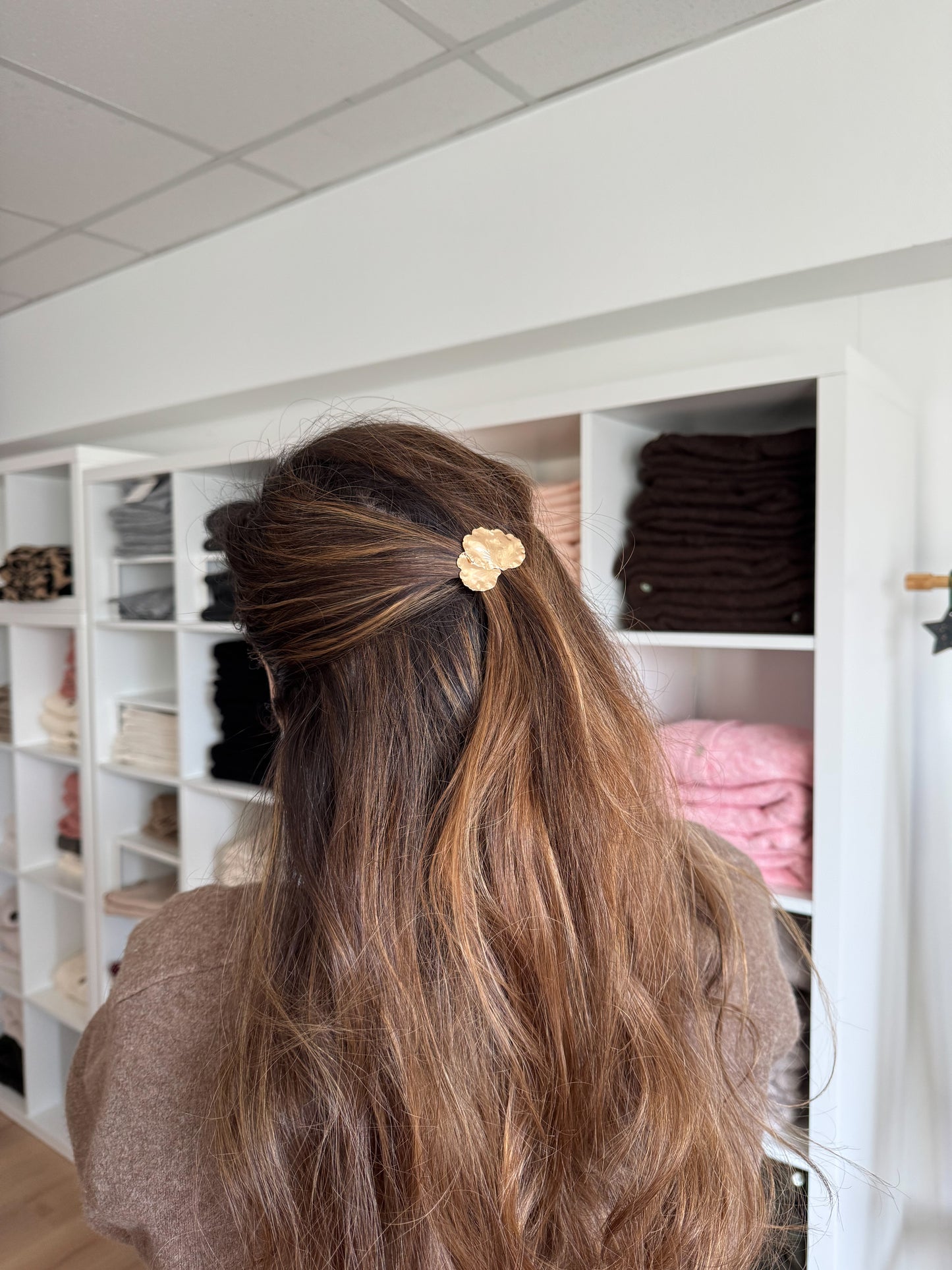 Barrette pour cheveux - gingko