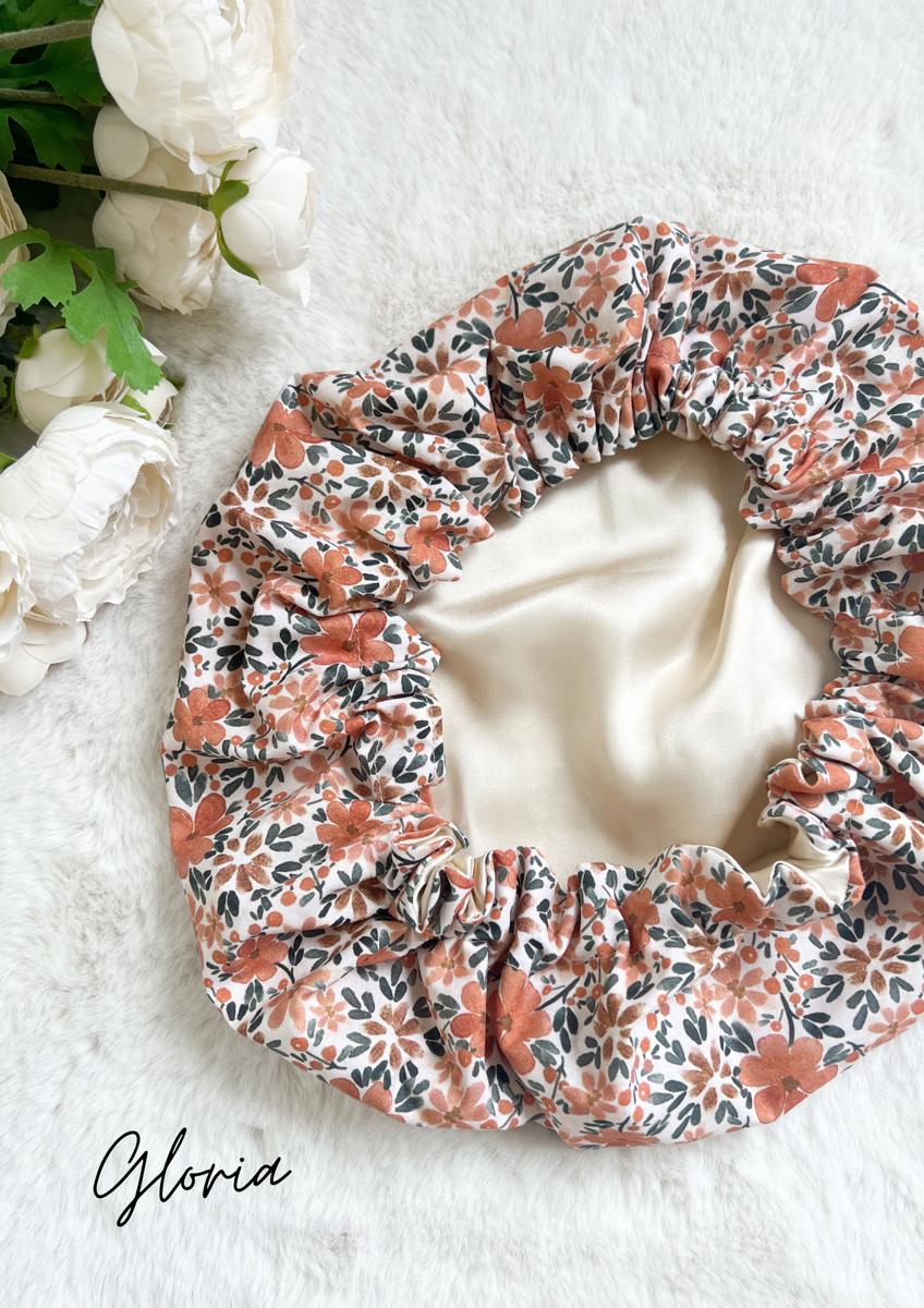 Bonnet de soin en satin