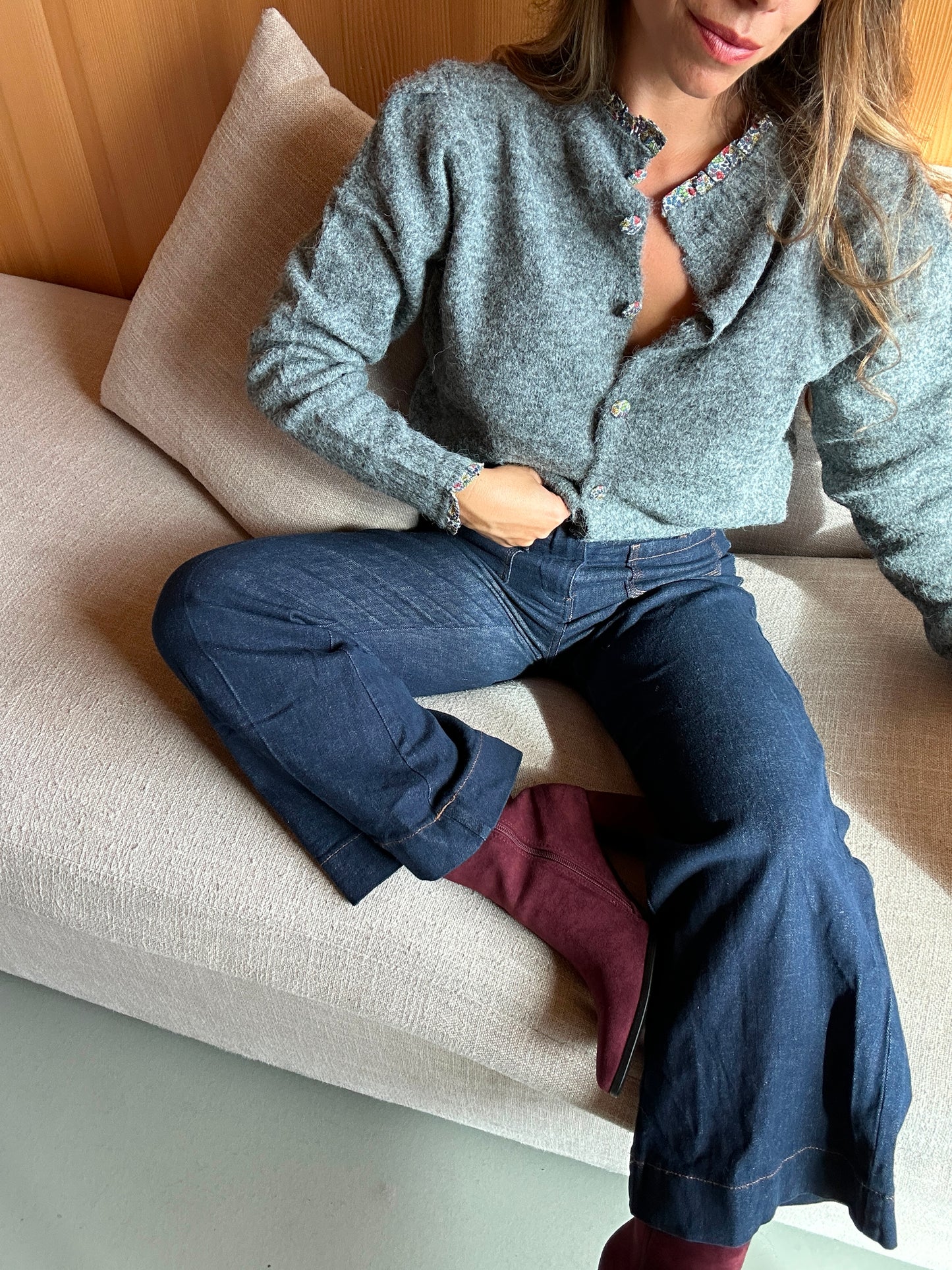 Cardigan Liberty Alma gris