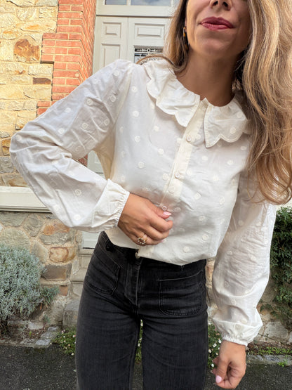 Blouse à pois Josie