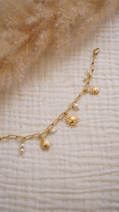 Bracelet chaîne soleil