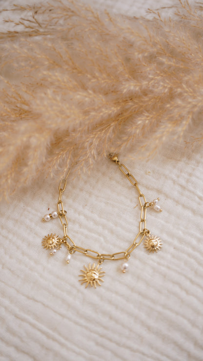 Bracelet chaîne soleil