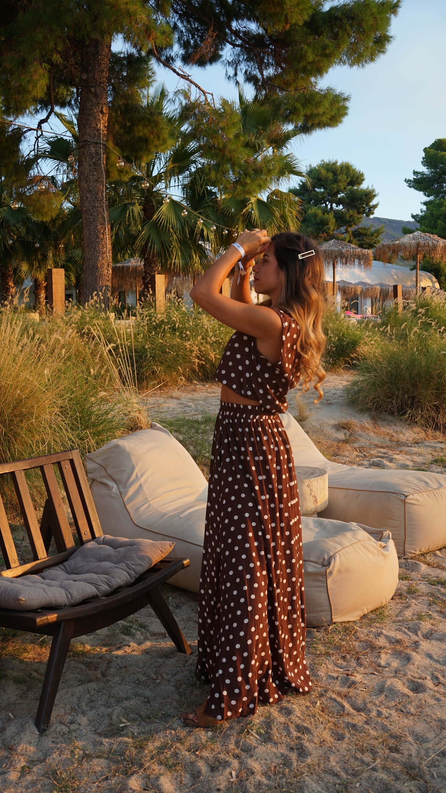 Ensemble Ornella à pois